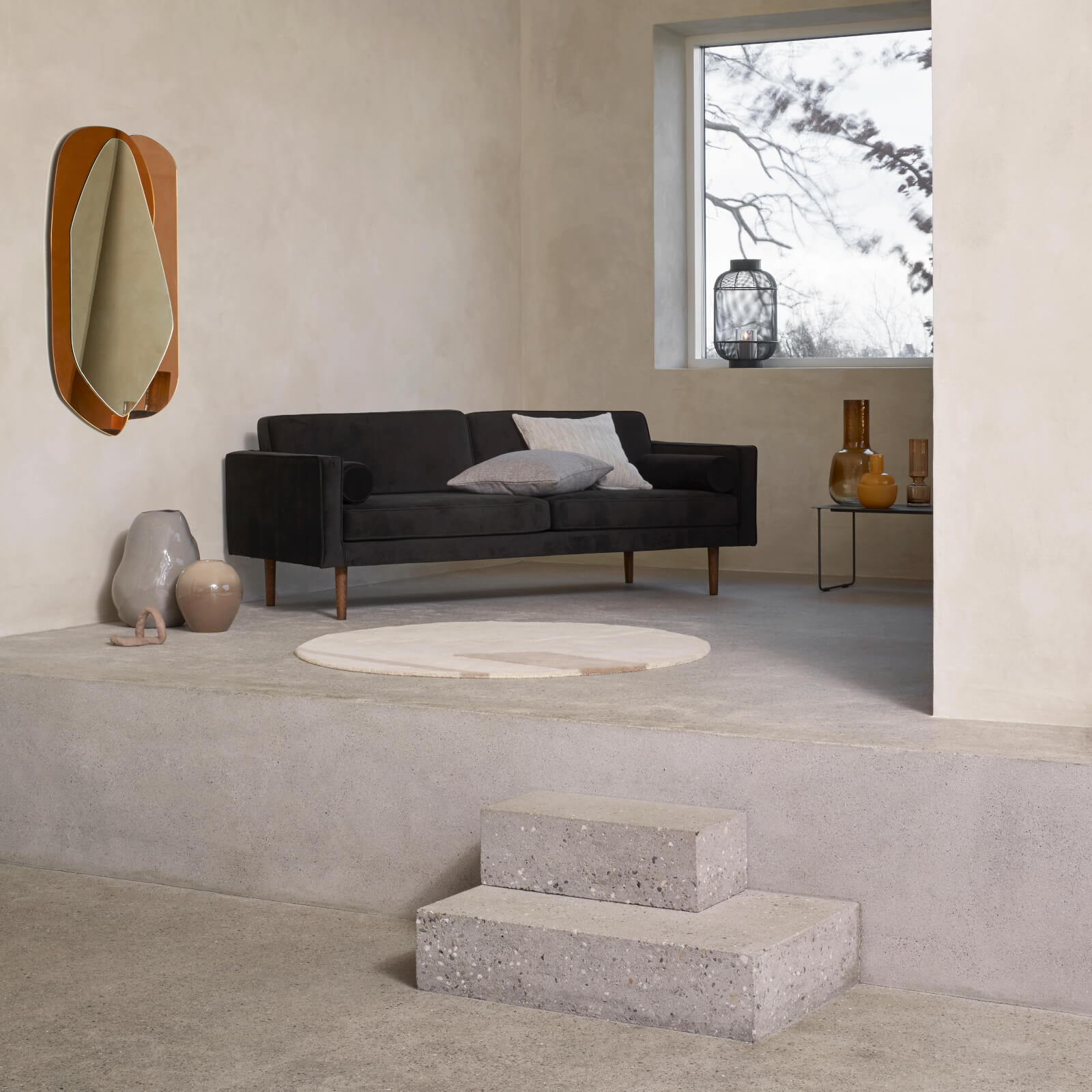 Broste Copenhagen Broste Copenhagen Organic Vase Drizzle