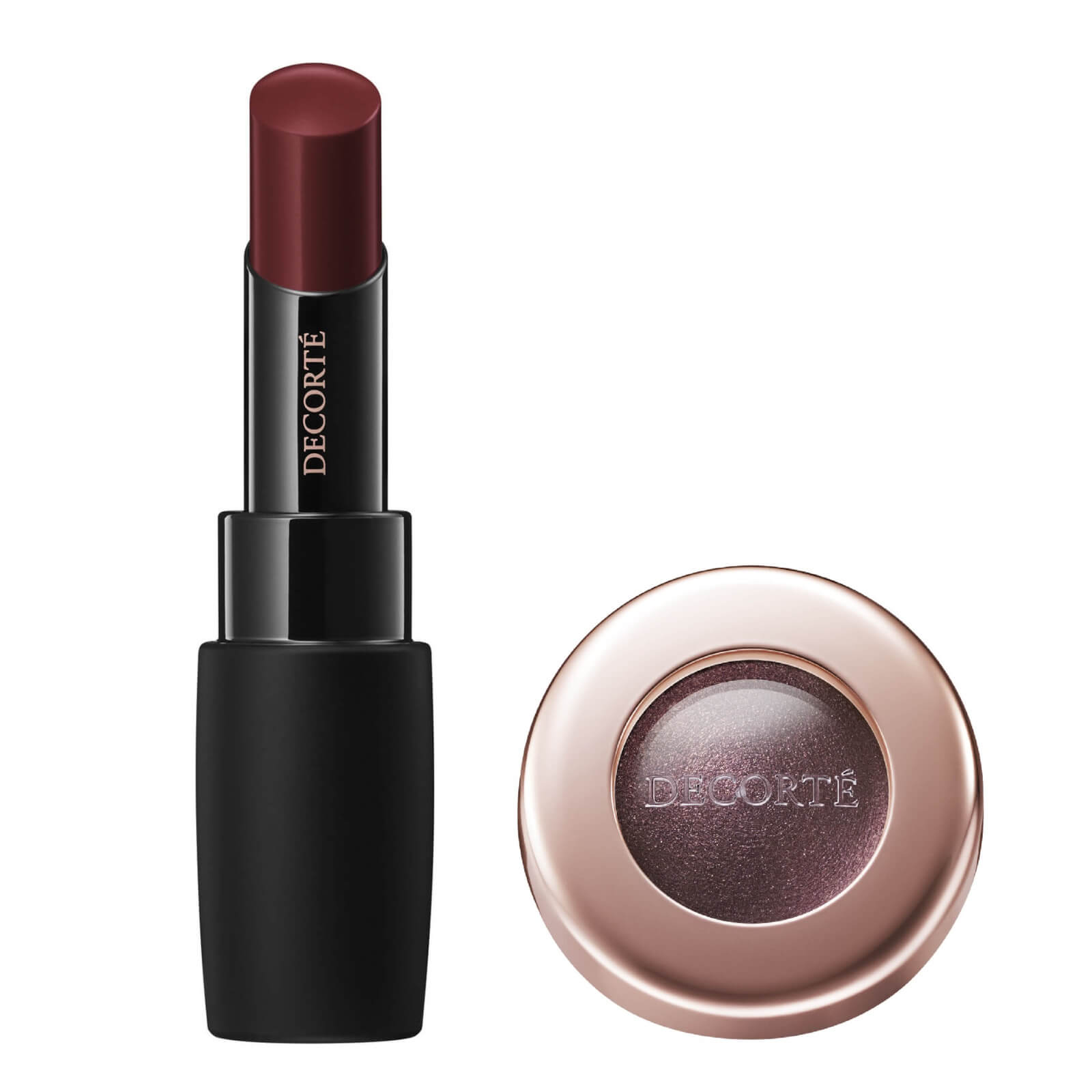 

Decorté Exclusive Opulent RO600 and PU180 Eye Glow and Lipstick Duo