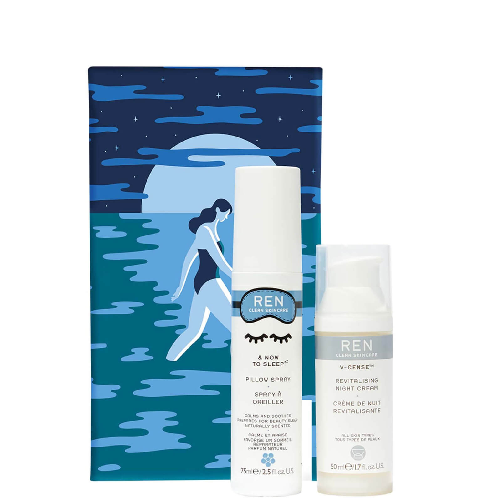 

REN Clean Skincare Scent to Sleep Set