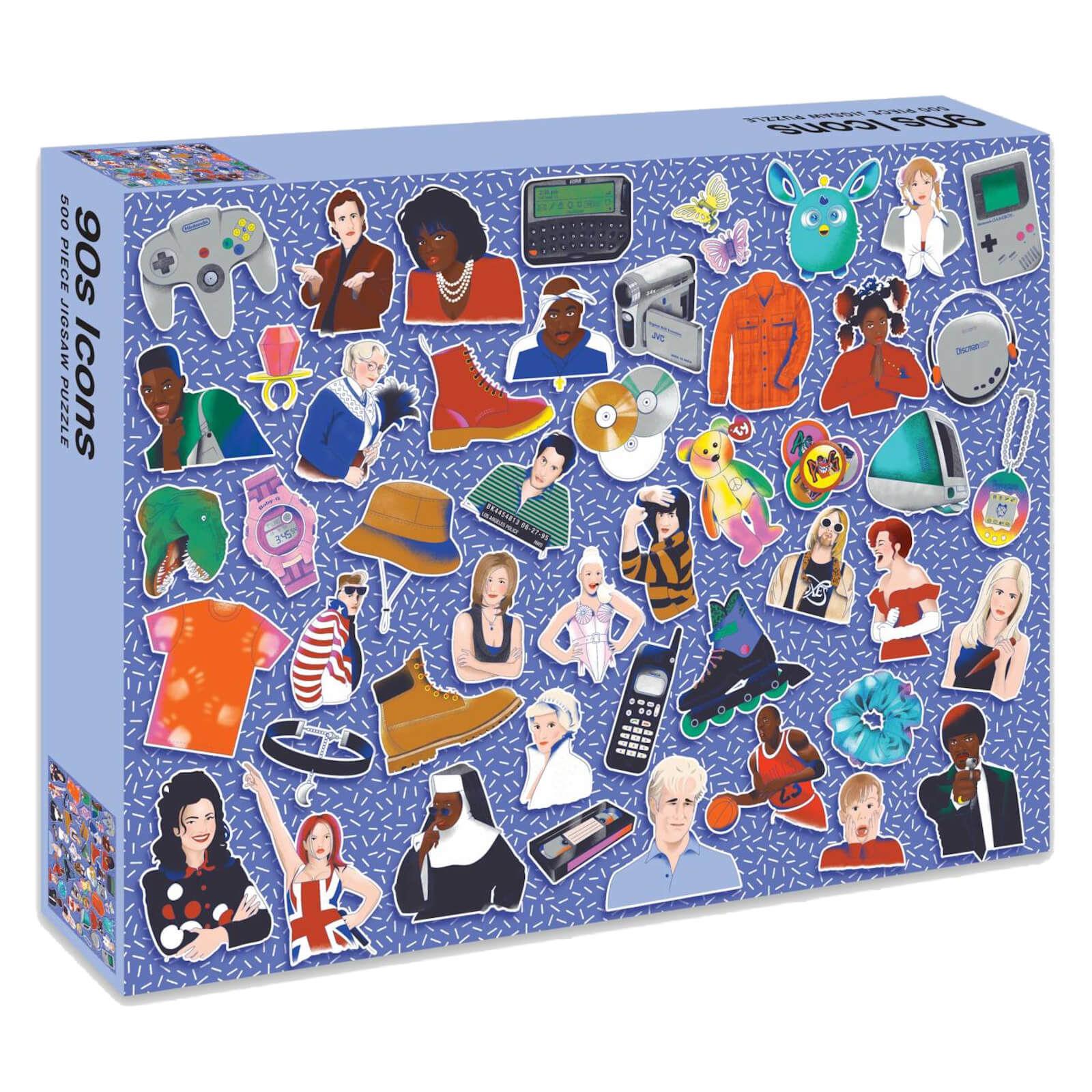 Image of 90s Icons Jigsaw Puzzle (500 Pieces)
