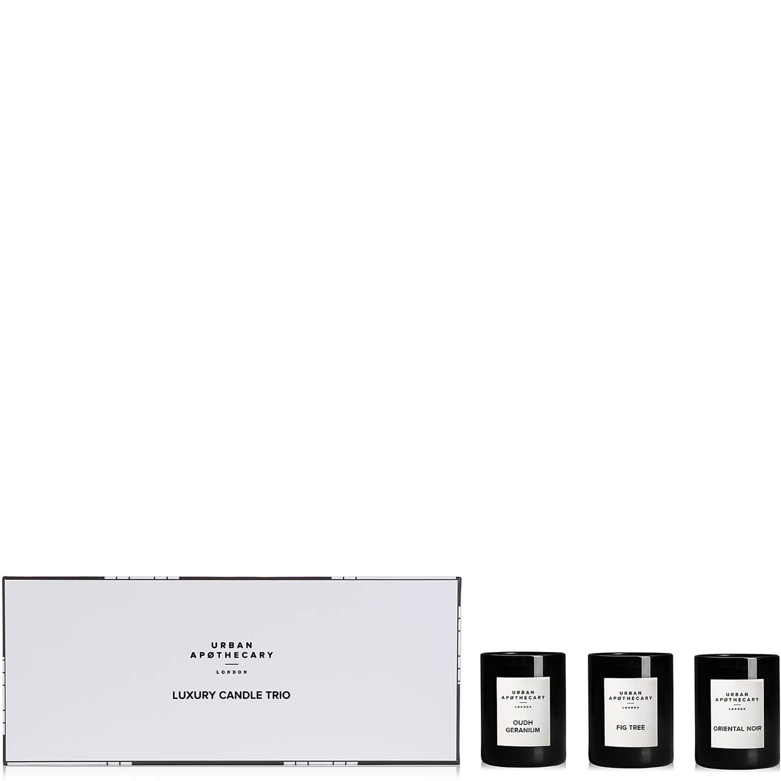 Coffret trio de bougies de luxe Urban Apothecary - Oudh Geranium - 70g