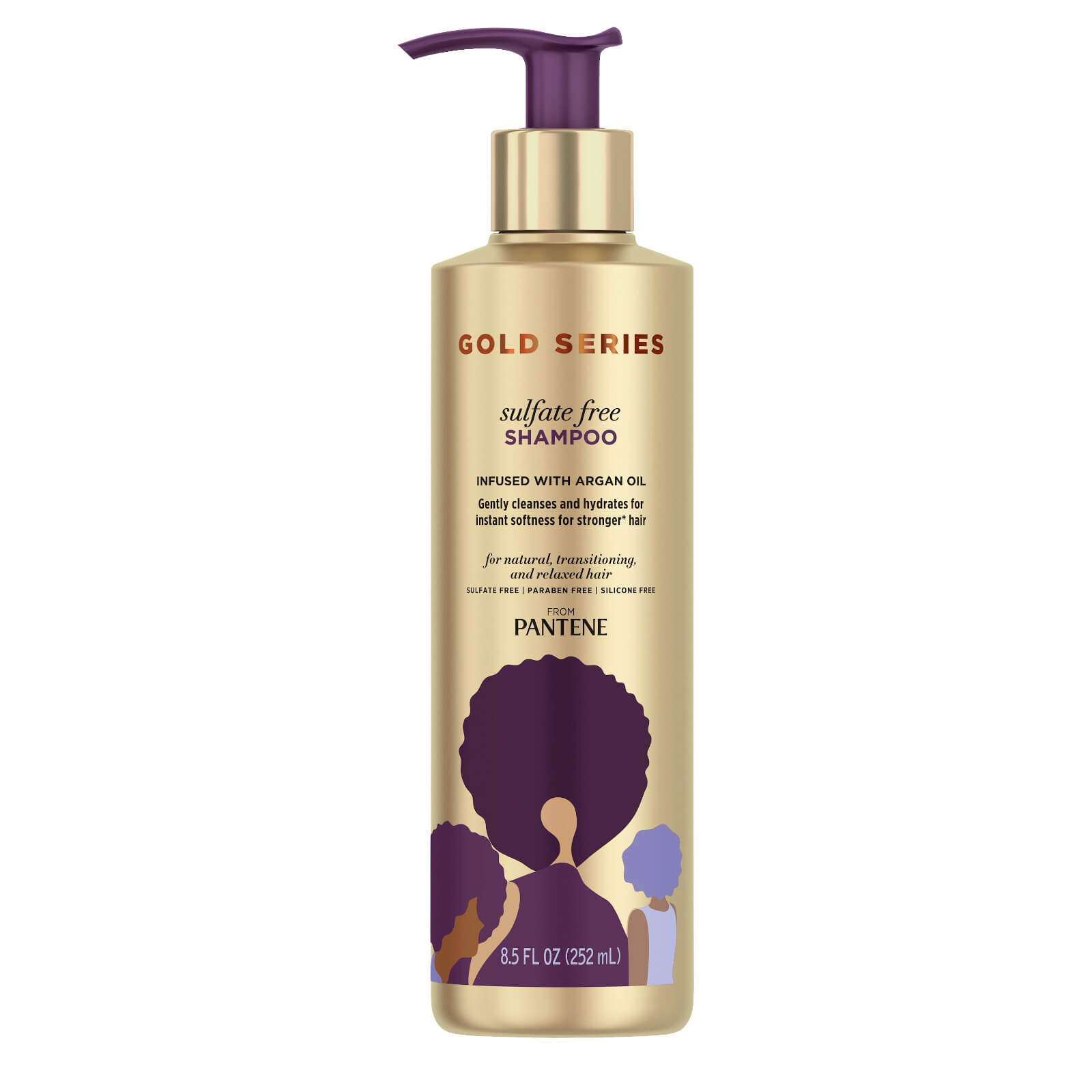 Pantene Gold Series Sulfate Free Shampoo 252ml