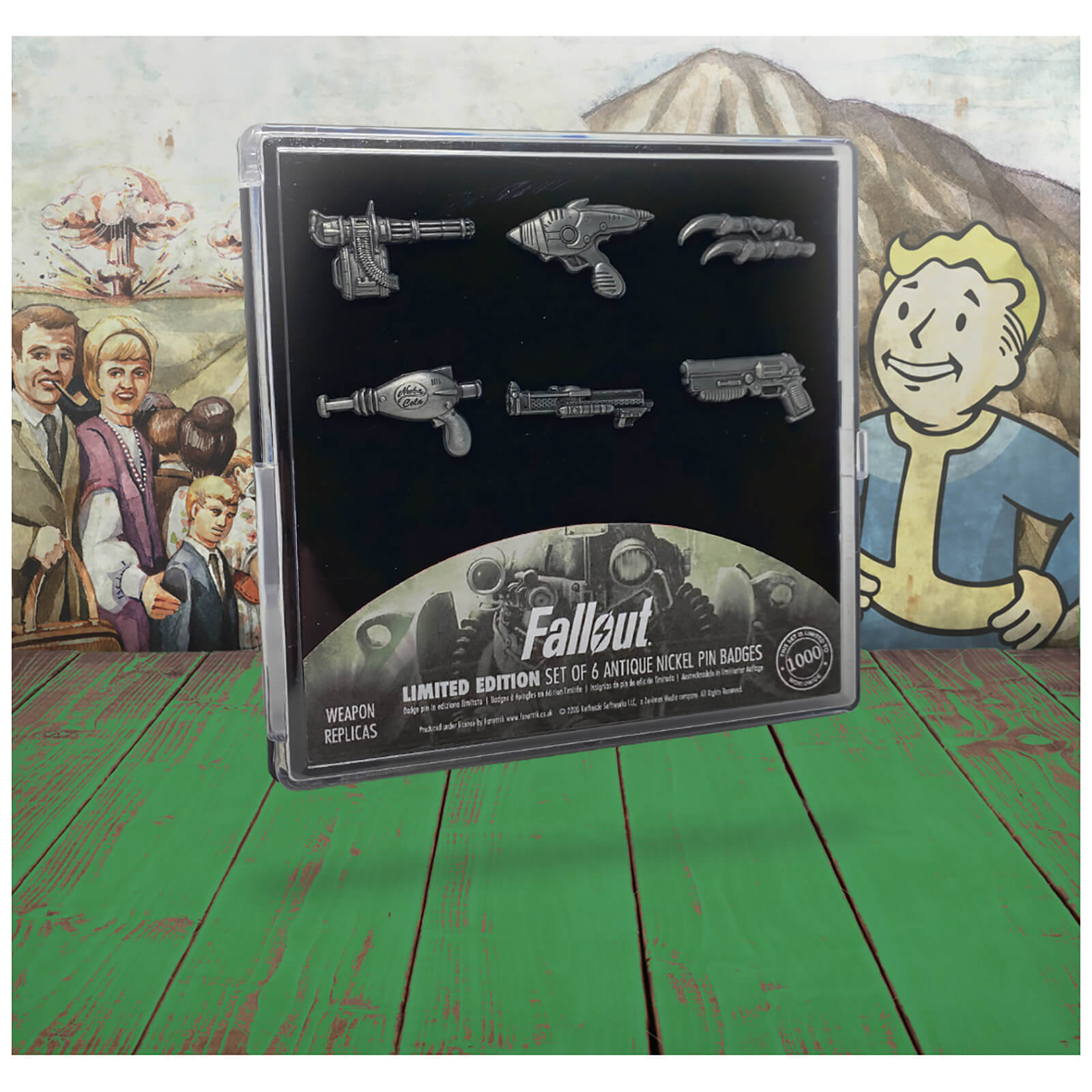 Fallout Pin Badge Set
