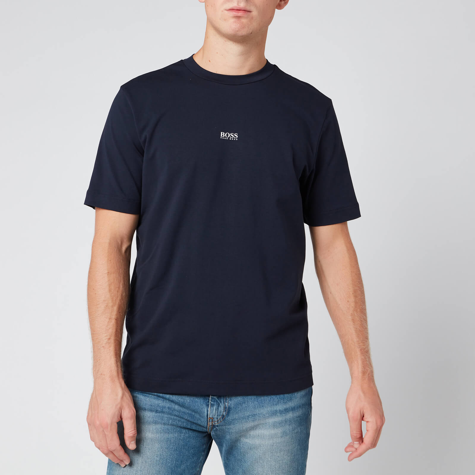 BOSS Men's Tchup T-Shirt - Dark Blue - M