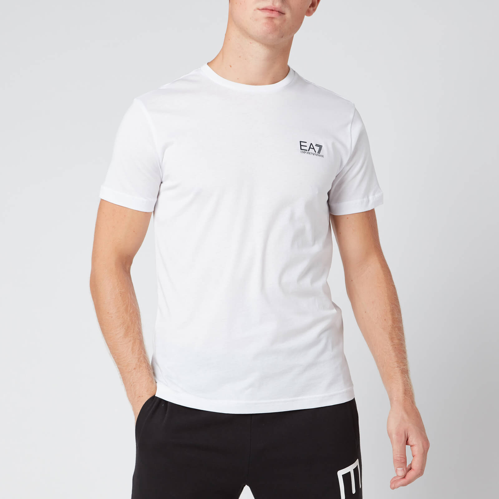 Ea7 Men's Identity T-Shirt - White - Xxl