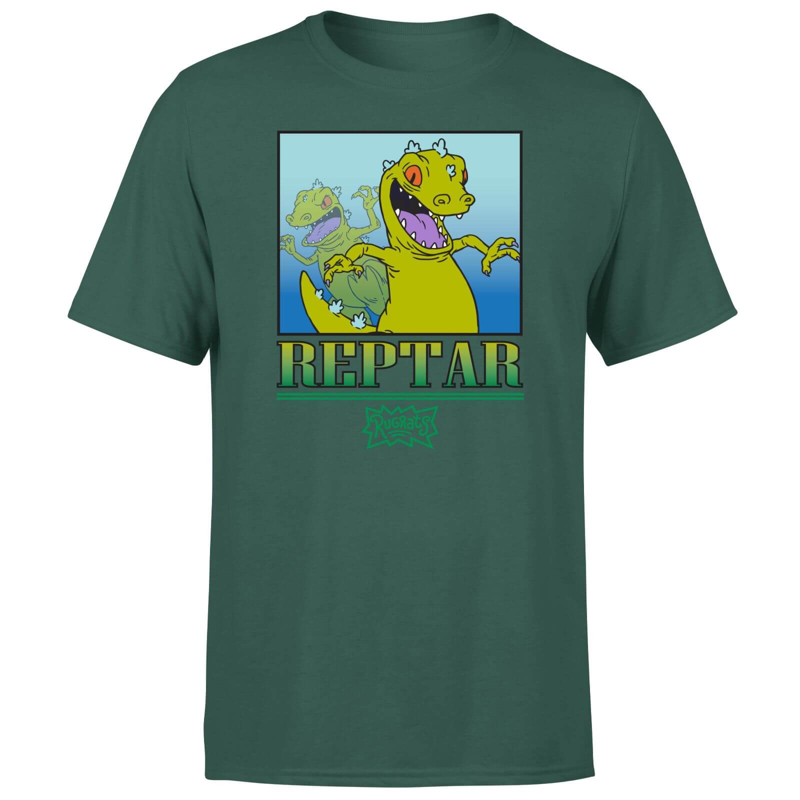 Rugrats Reptar Men's T-Shirt - Green - M