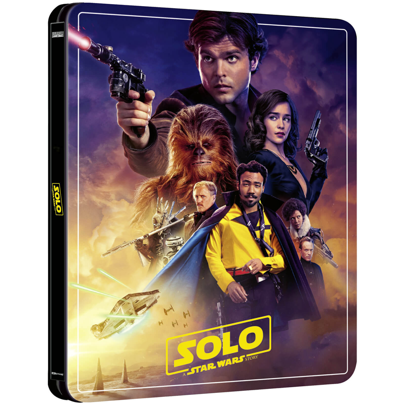 Solo: A Star Wars Story – Zavvi Exclusive 4K Ultra HD Steelbook (3 Disc Edition includes Blu-ray)