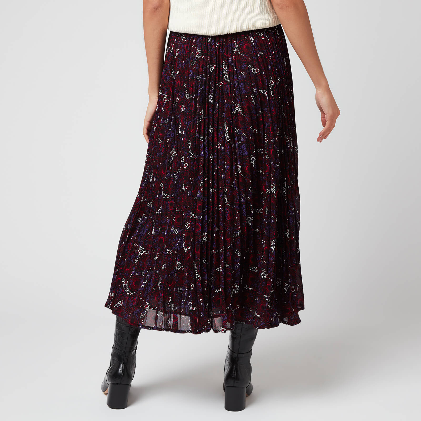 MICHAEL MICHAEL KORS Women's Zinnia Paisley Pleated Skirt - Multi - XS