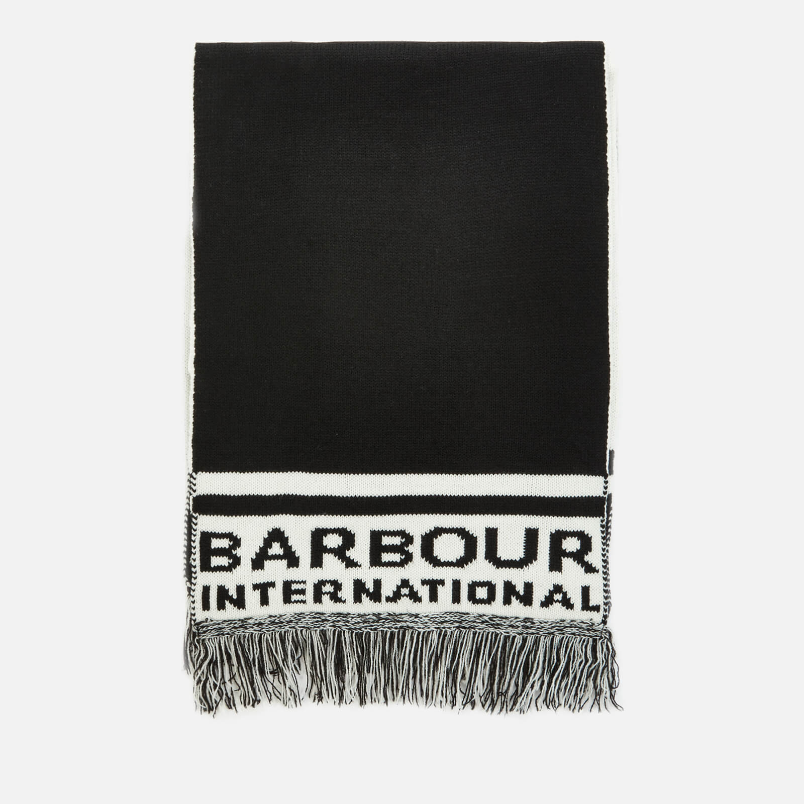 Barbour International Men's Fleet Knit Scarf - Black