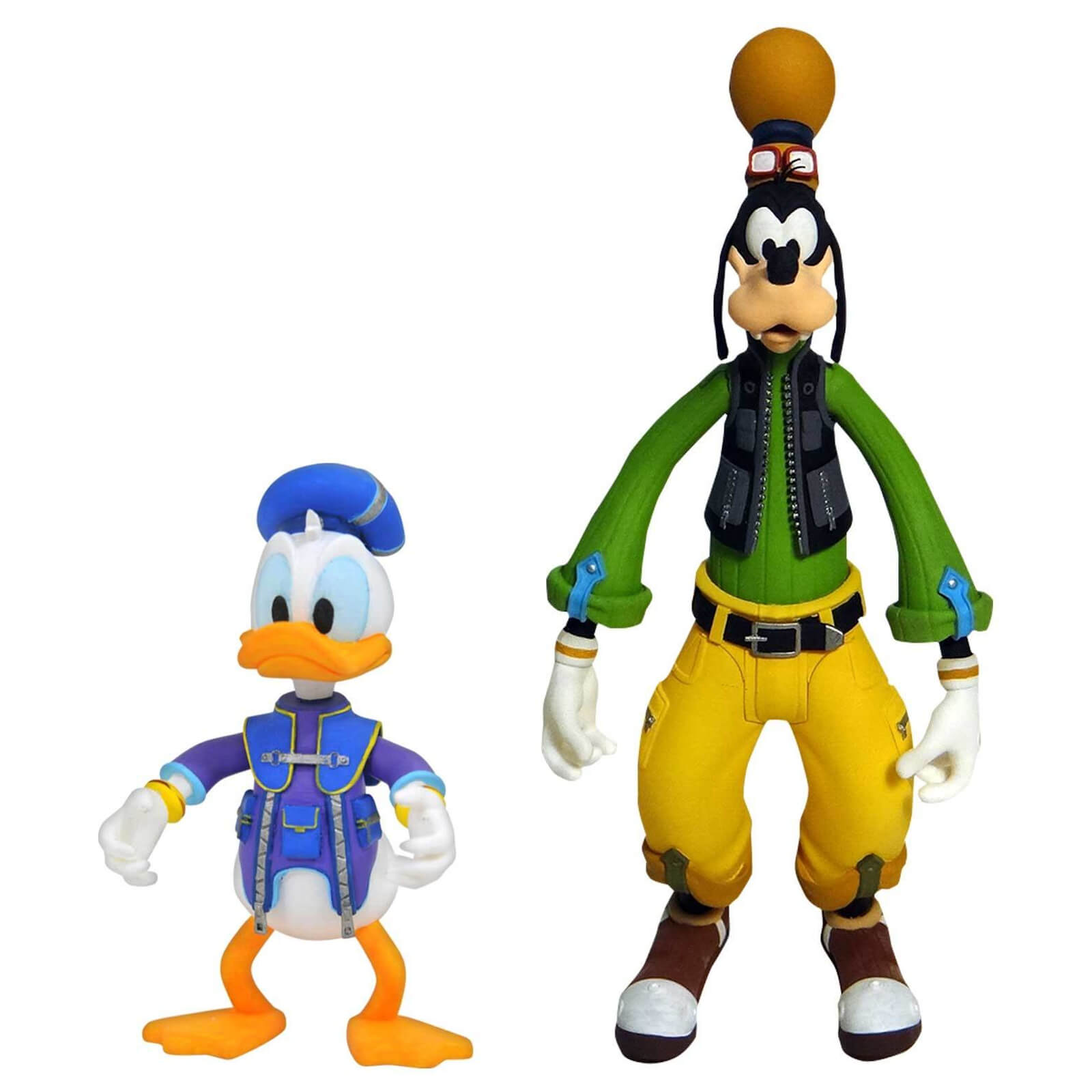 Figurine Donald & Goofy - Diamond Select Kingdom Hearts - 15 cm