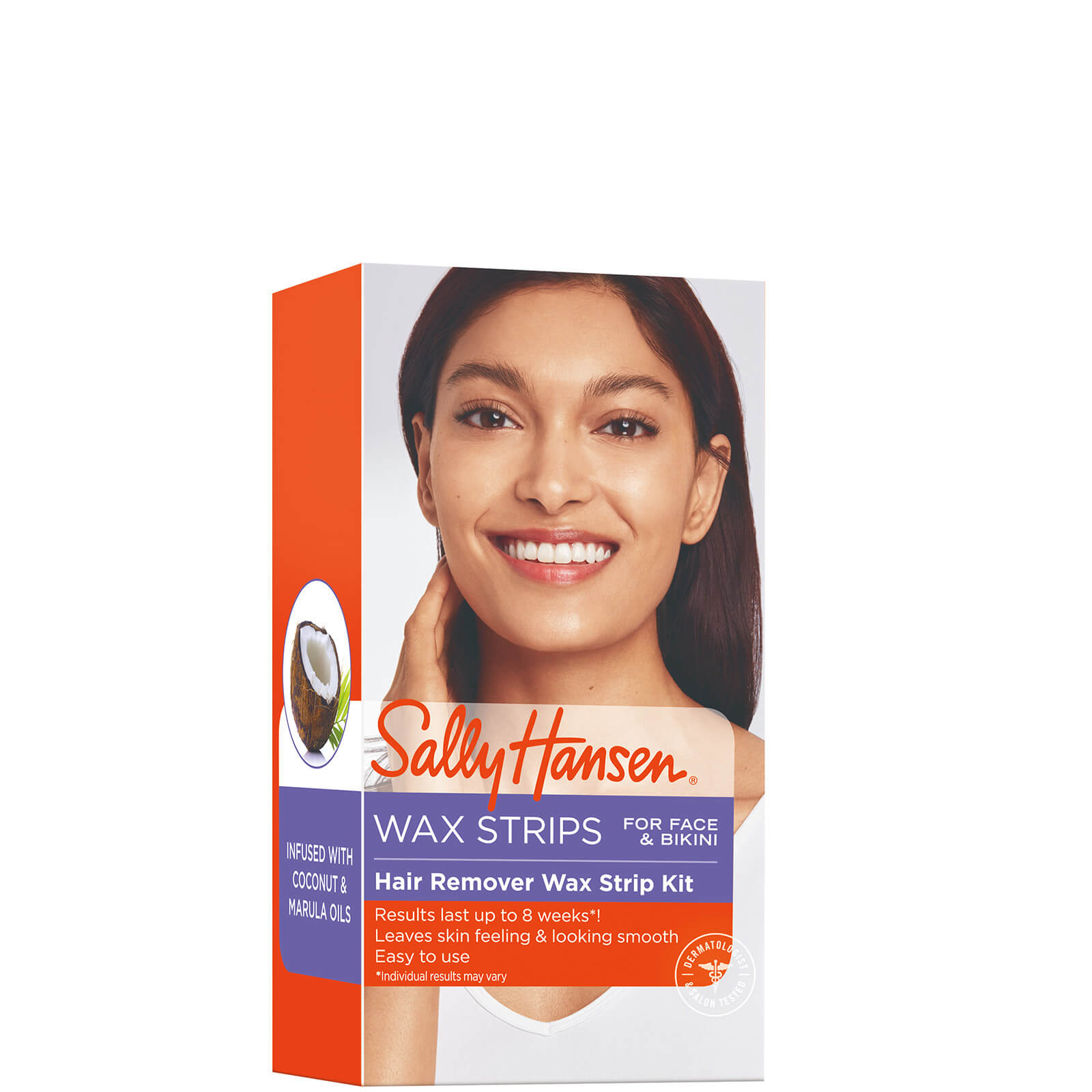 Sally Hansen Hair Remover Wax Strip Face and Bikini Kit
