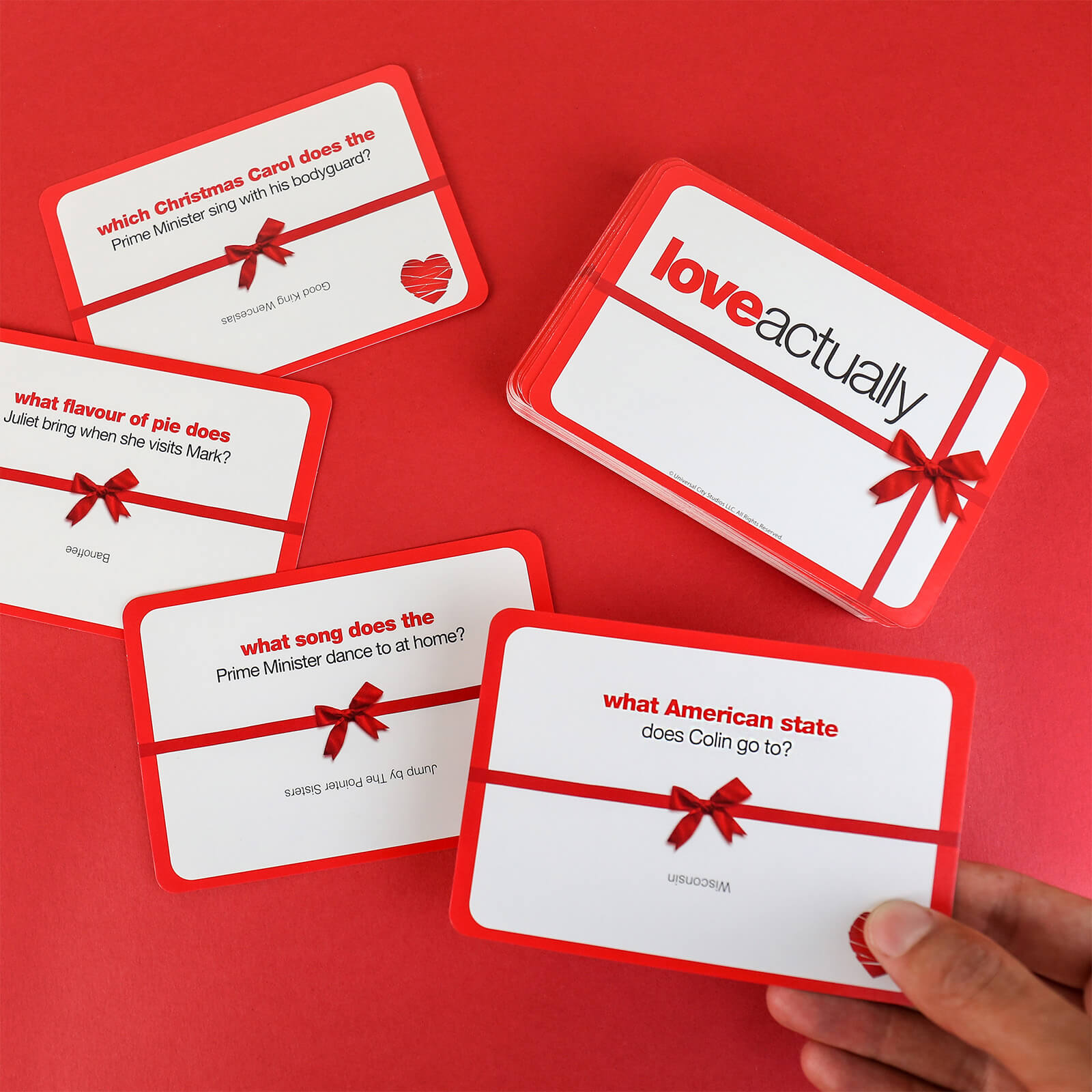 Love Actually Trivia Cards