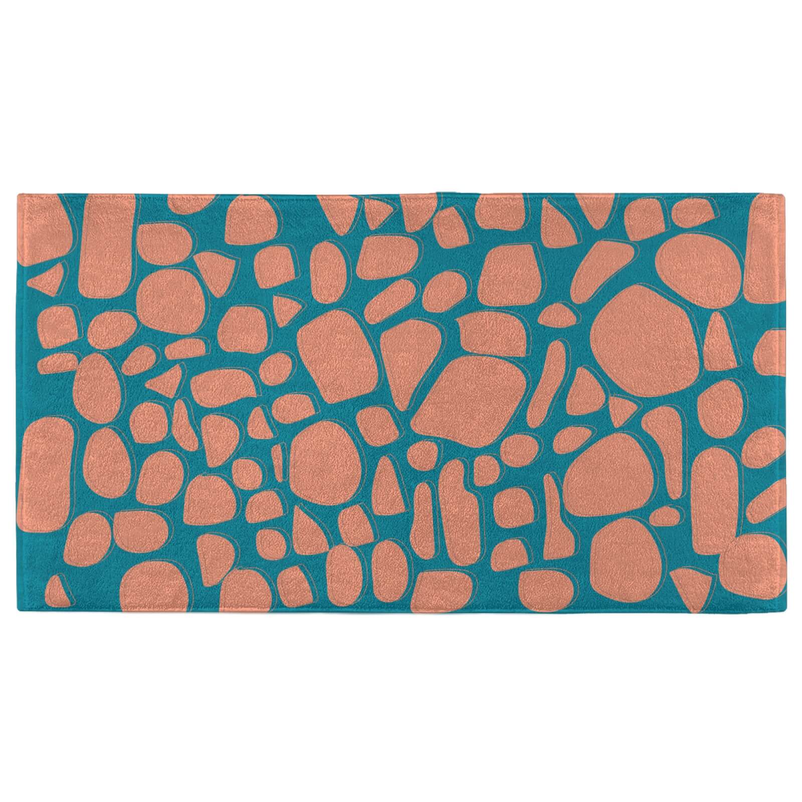 Giraffe Print Contrast Fitness Towel