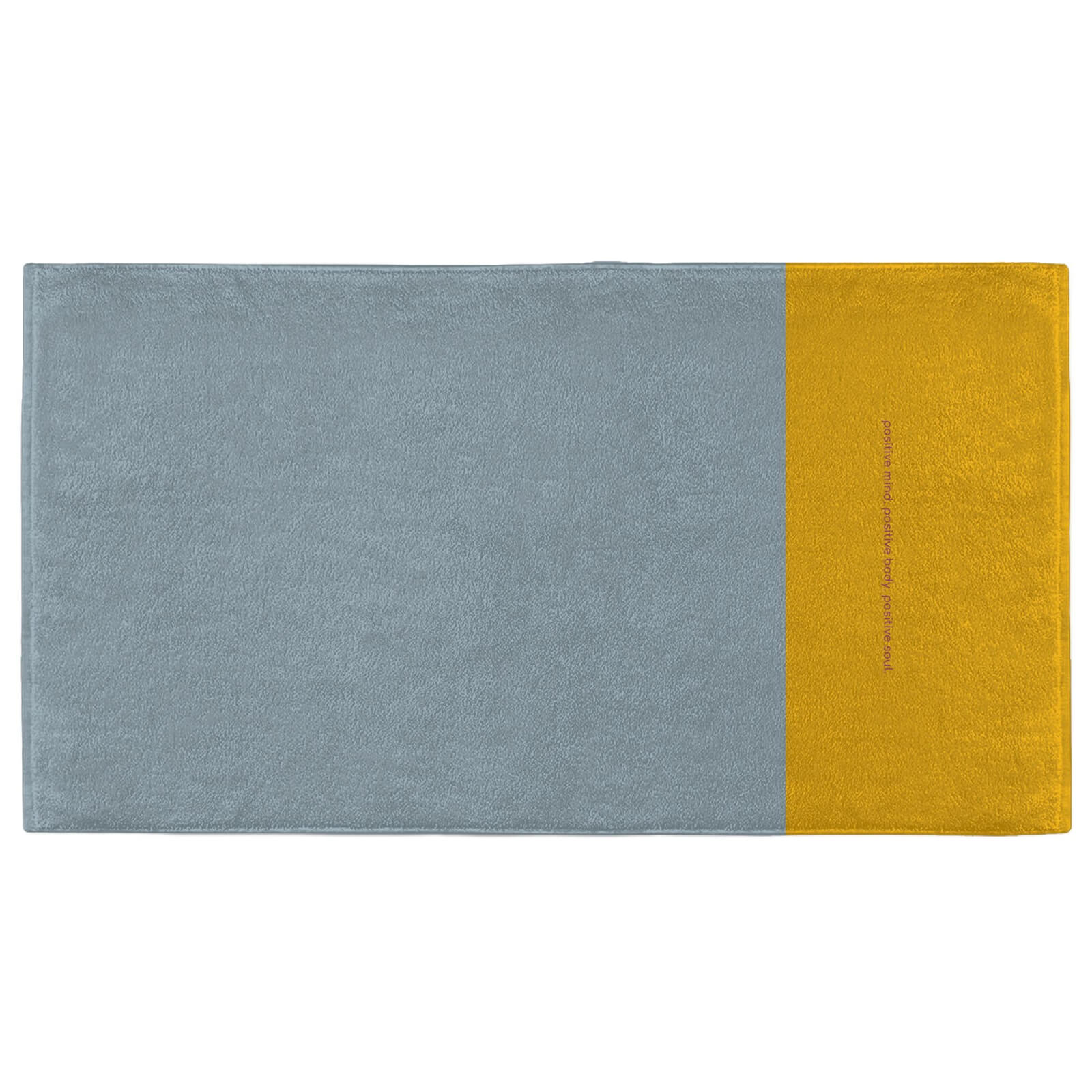 Positive Mind. Positive Body. Positive Soul. Fitness Towel