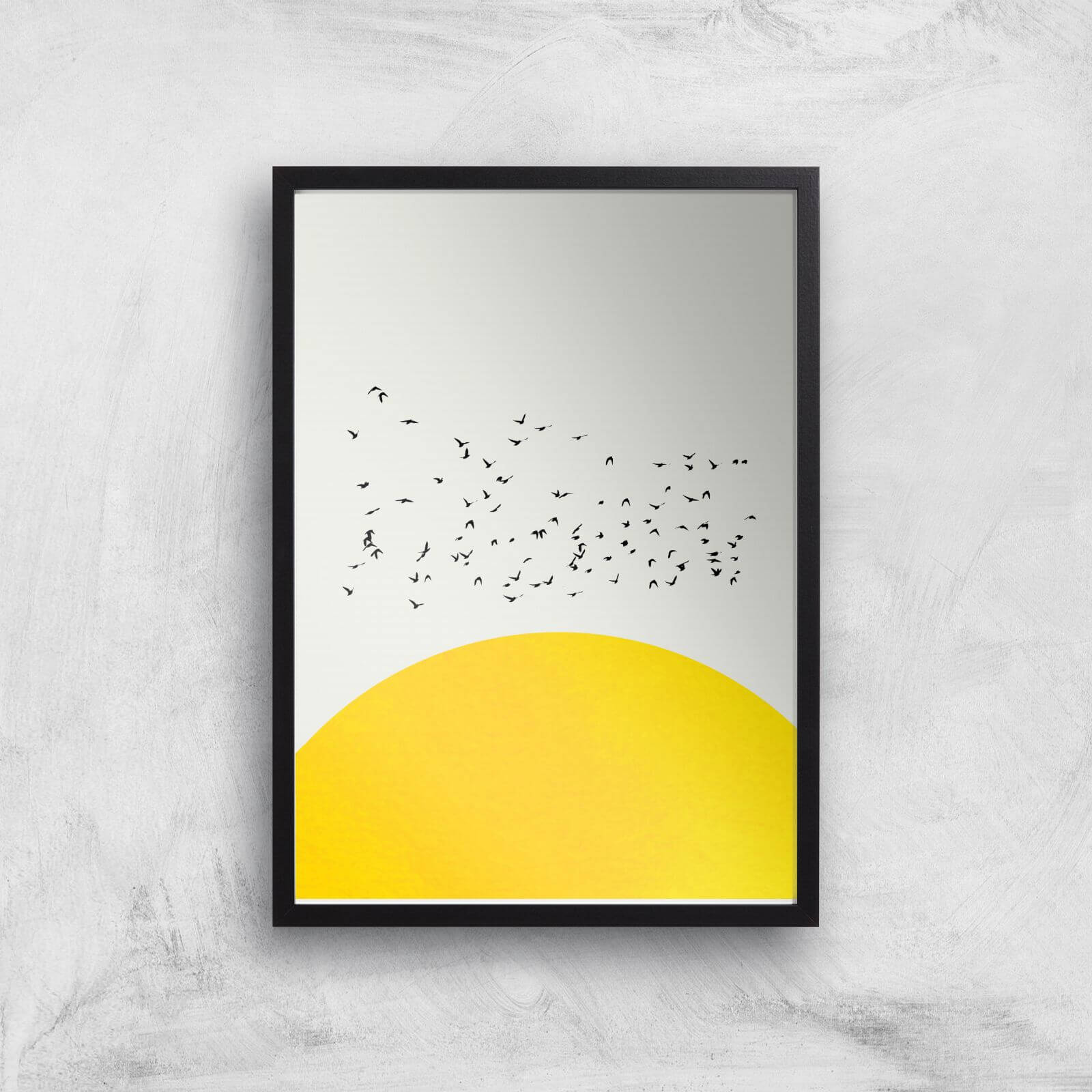 Kubistika A Thousand Bids Giclee Art Print - A2 - Black Frame