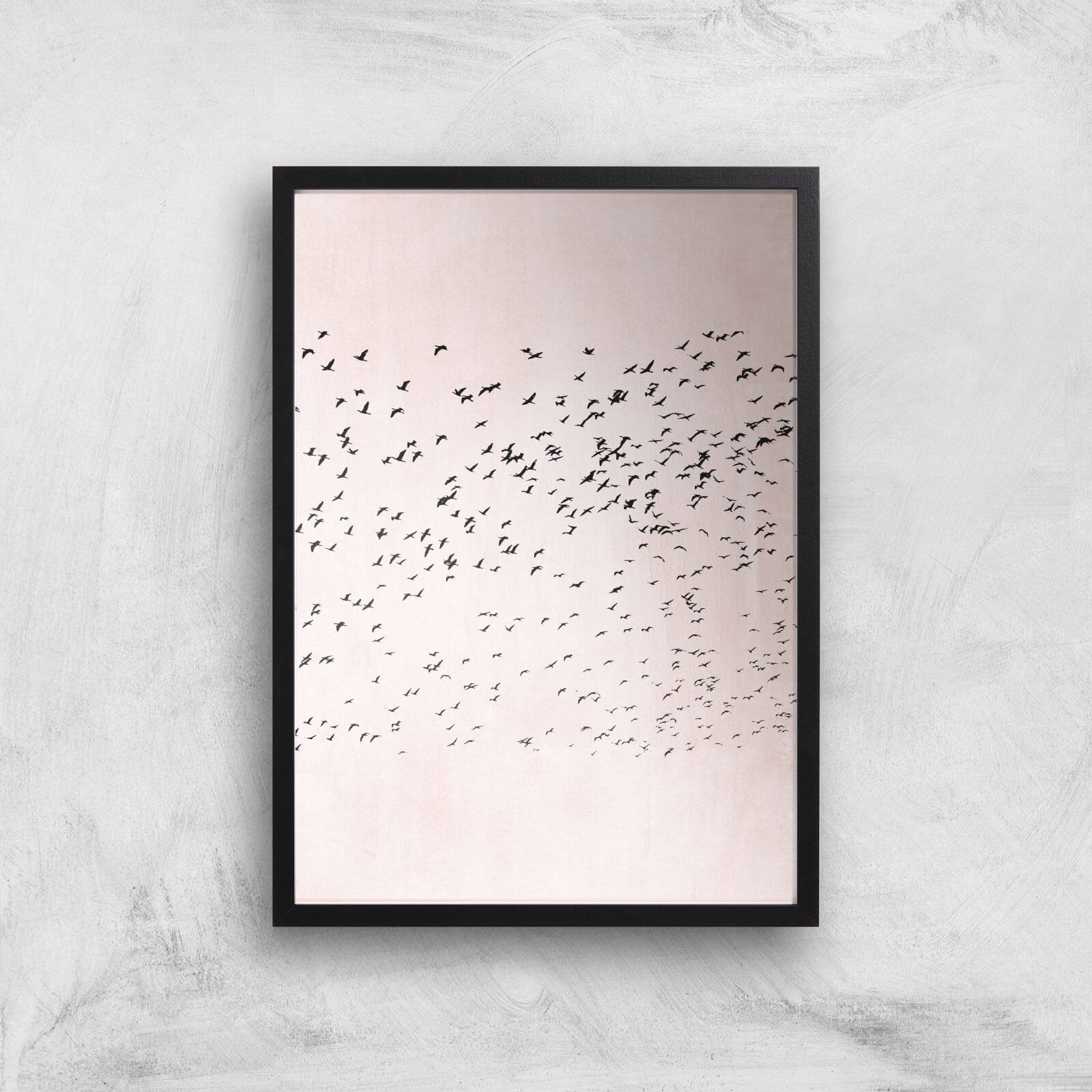 Kubistika Moving On Giclee Art Print - A2 - Black Frame