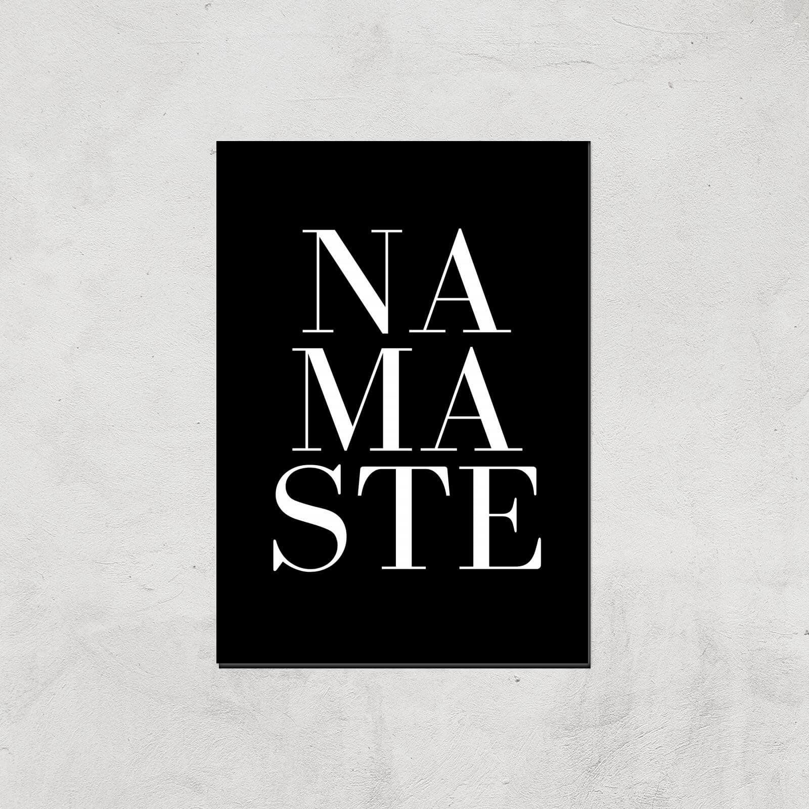 Kubistika Namaste Giclee Art Print - A4 - Print Only
