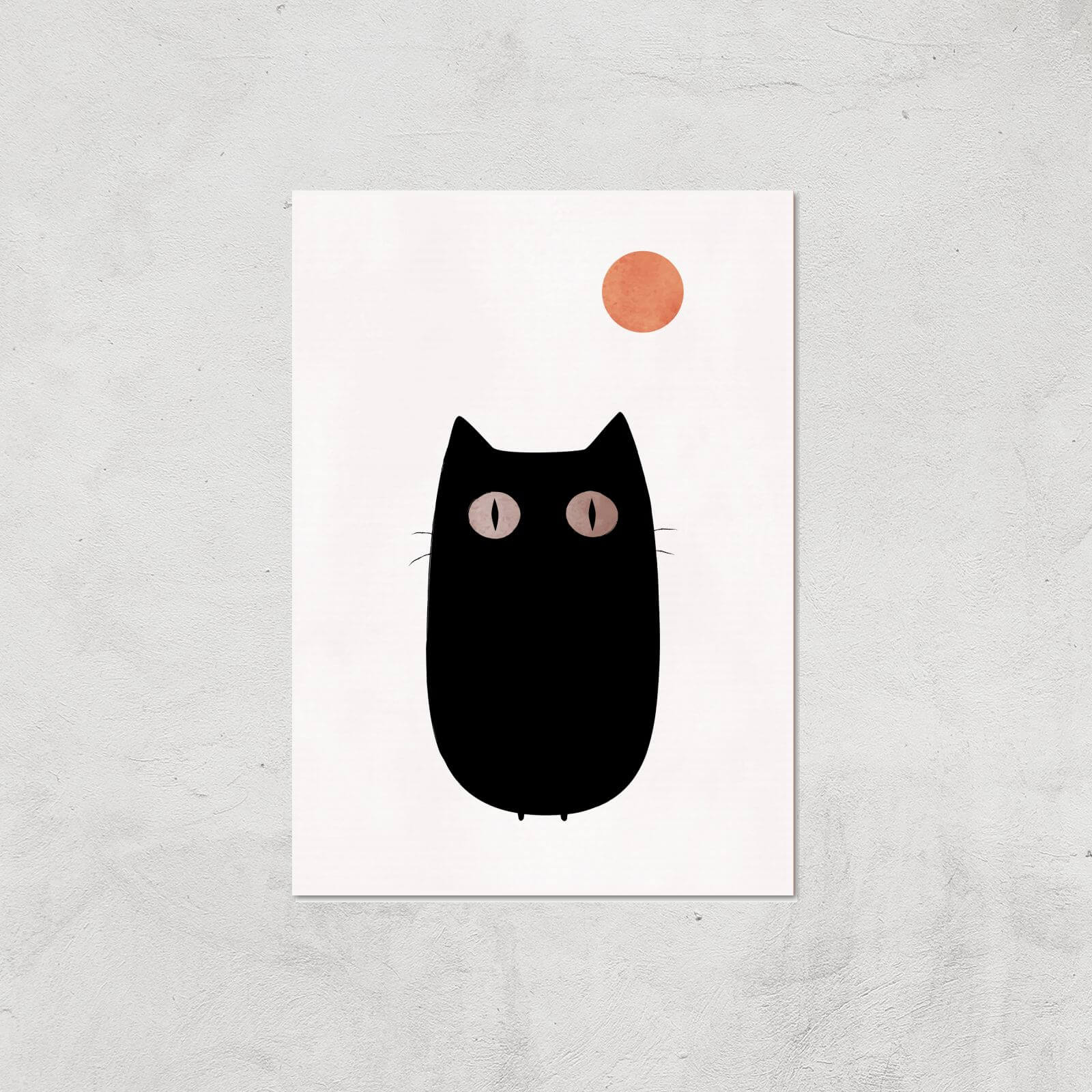 Kubistika The Cat Giclee Art Print - A2 - Print Only