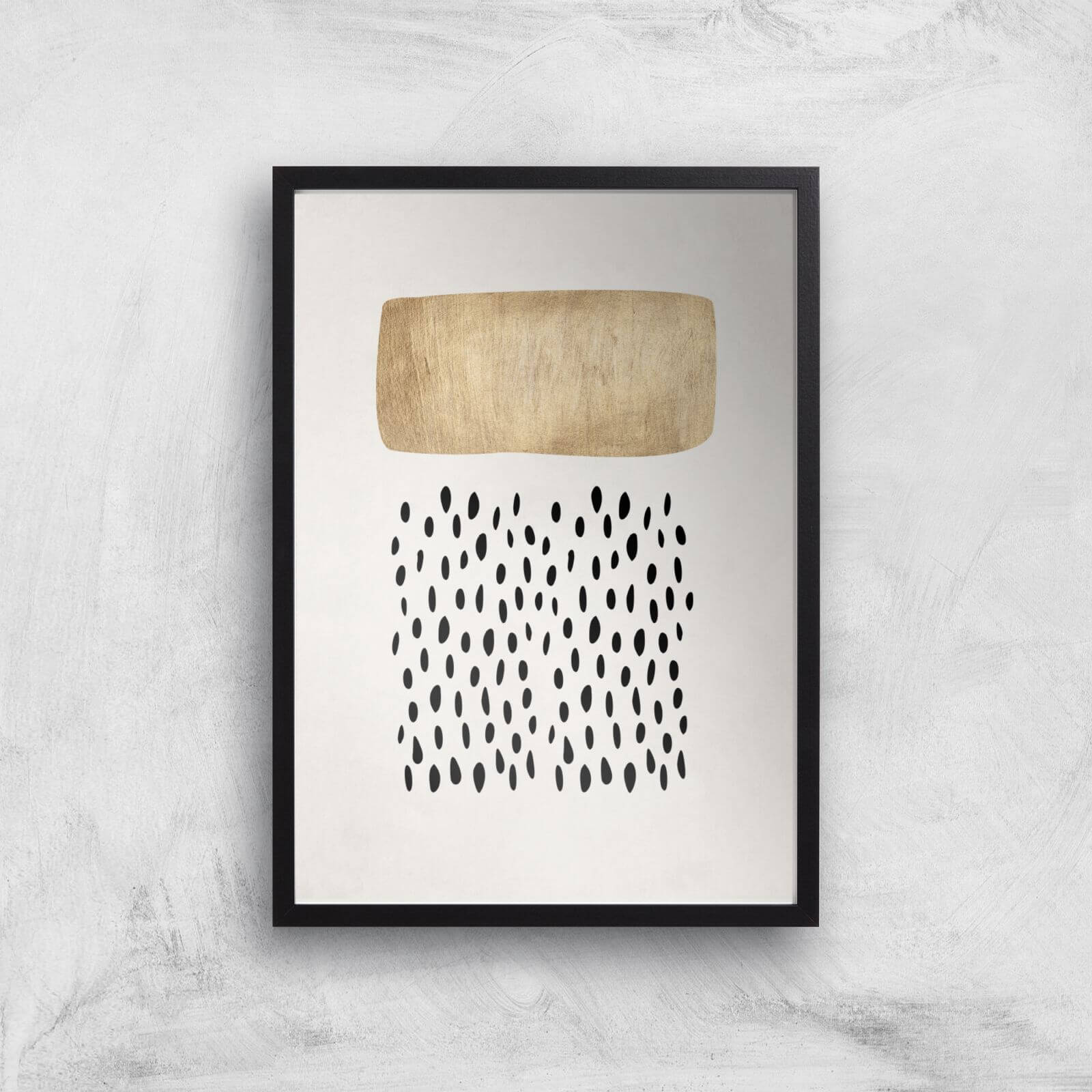 Kubistika Opus No.5 Giclee Art Print - A3 - Black Frame