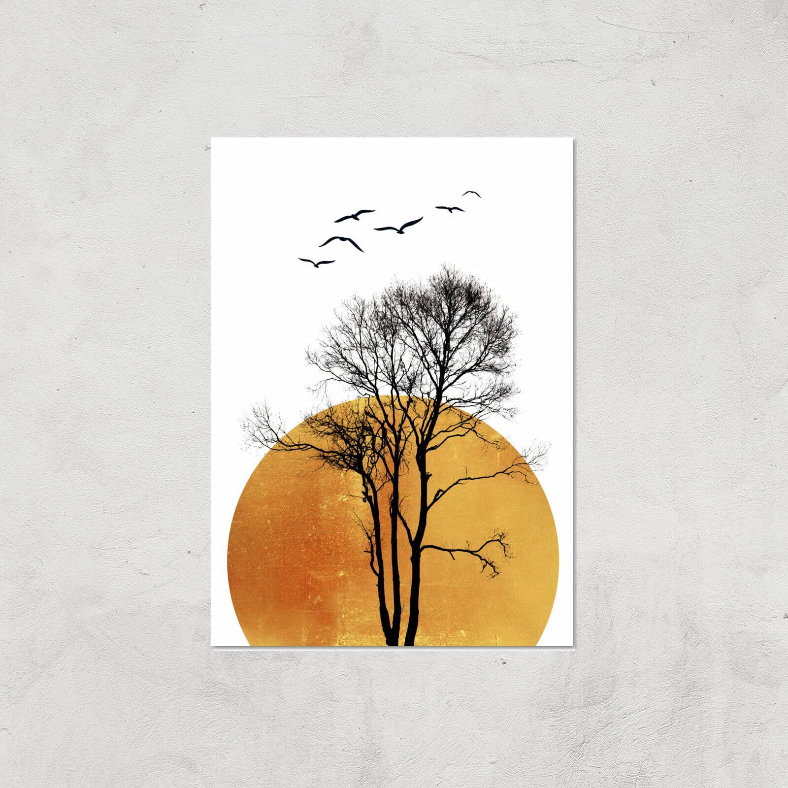 Kubistika Winter Sunrise Giclee Art Print - A2 - Print Only