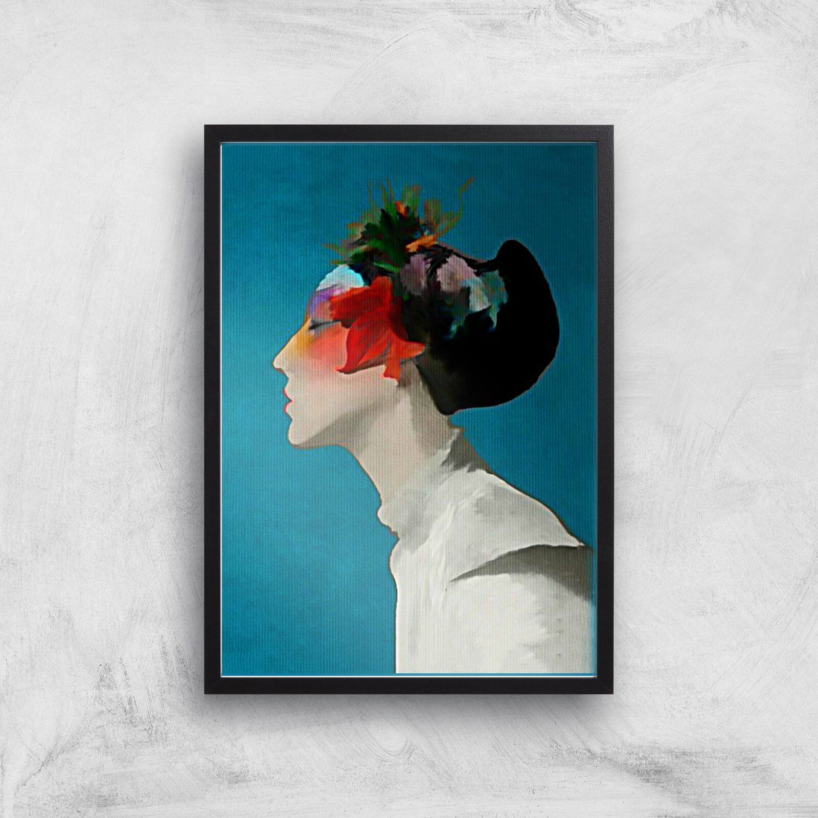 Kubistika Kimono Giclee Art Print - A2 - Black Frame