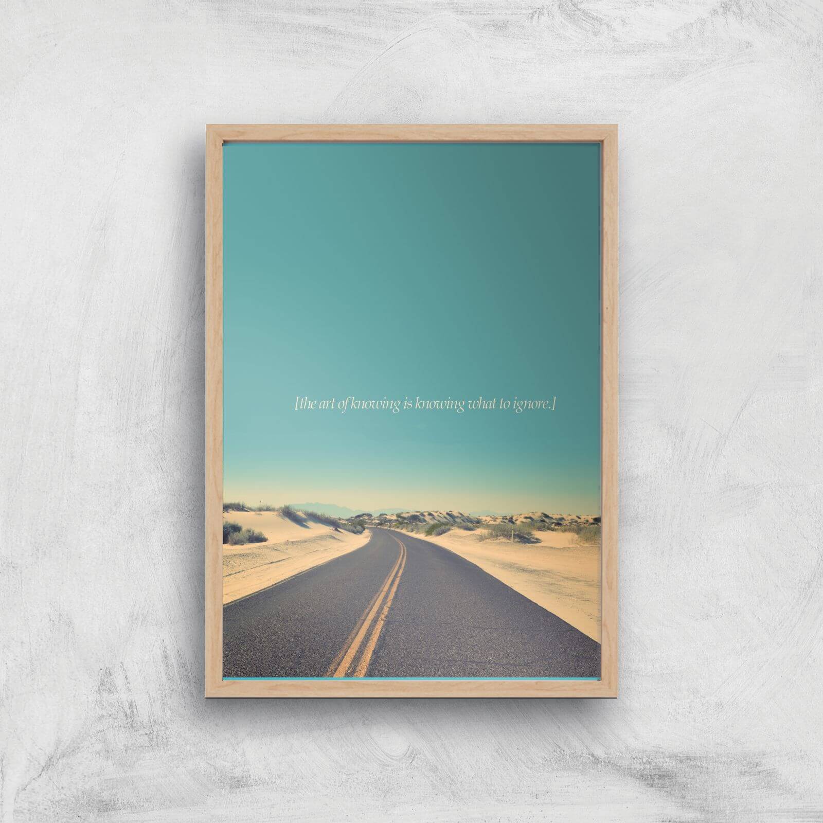 Kubistika The Art Of Knowing Giclee Art Print - A2 - Wooden Frame