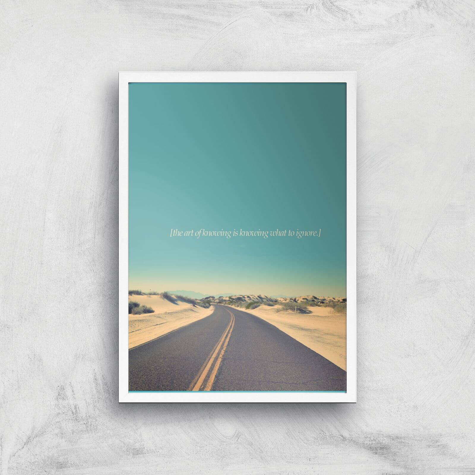 Kubistika The Art Of Knowing Giclee Art Print - A2 - White Frame