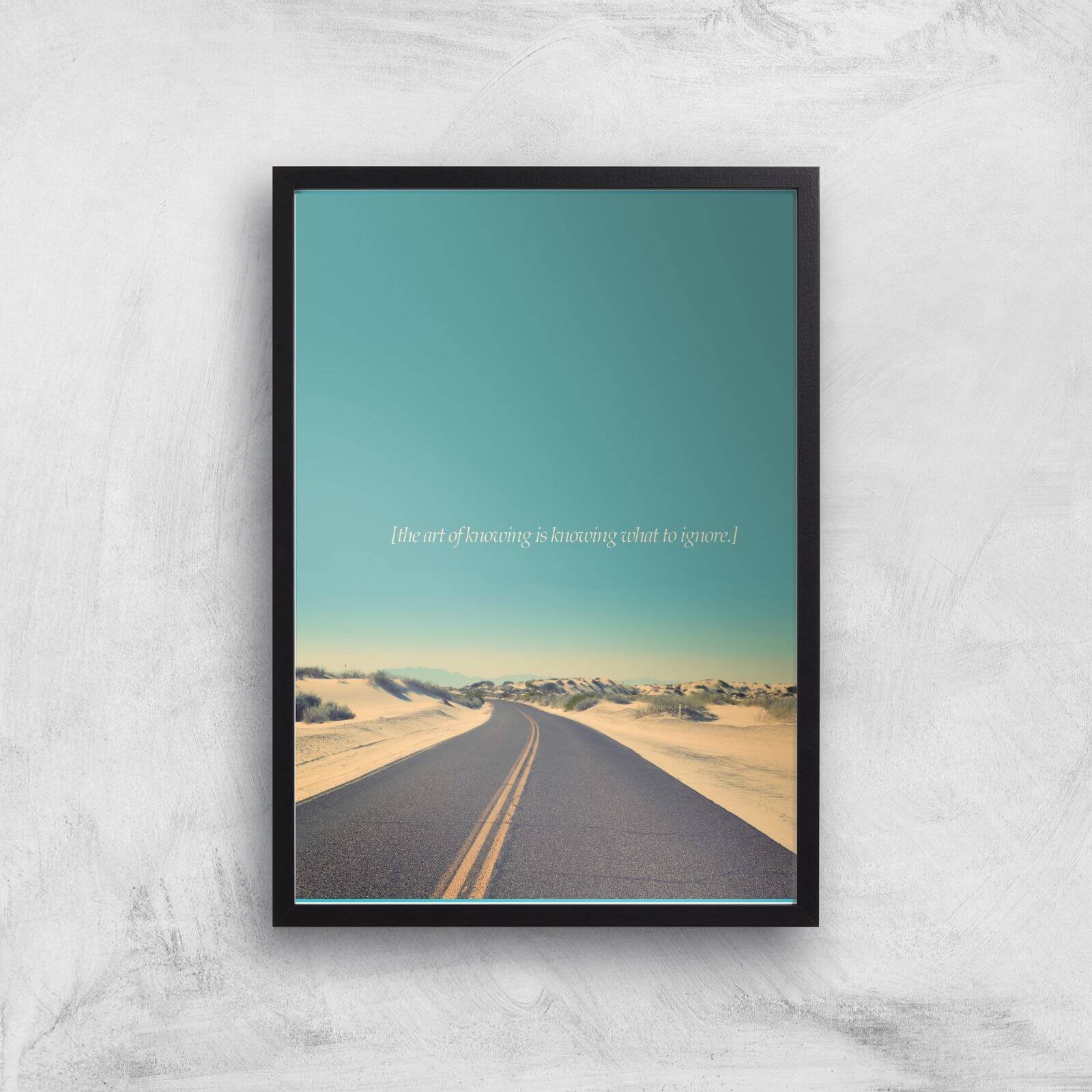 Kubistika The Art Of Knowing Giclee Art Print - A2 - Black Frame