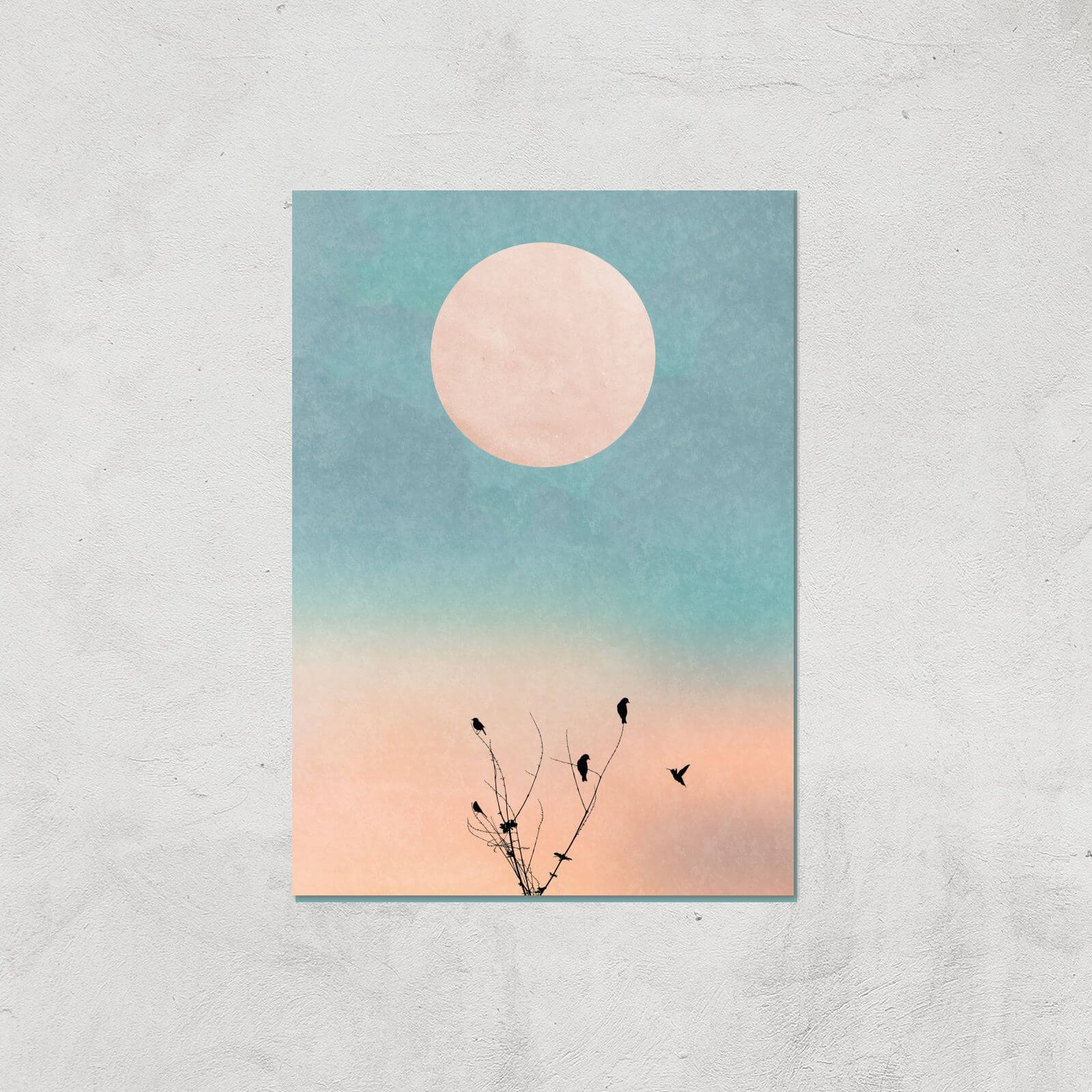 Kubistika Waking Up Warm Giclee Art Print - A4 - Print Only
