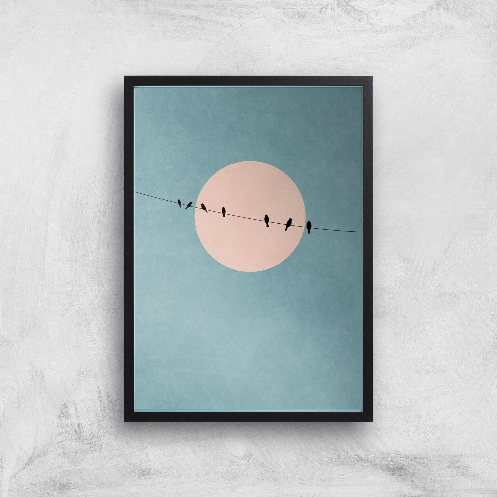 Kubistika The Beauty Of Silence Giclee Art Print - A3 - Black Frame