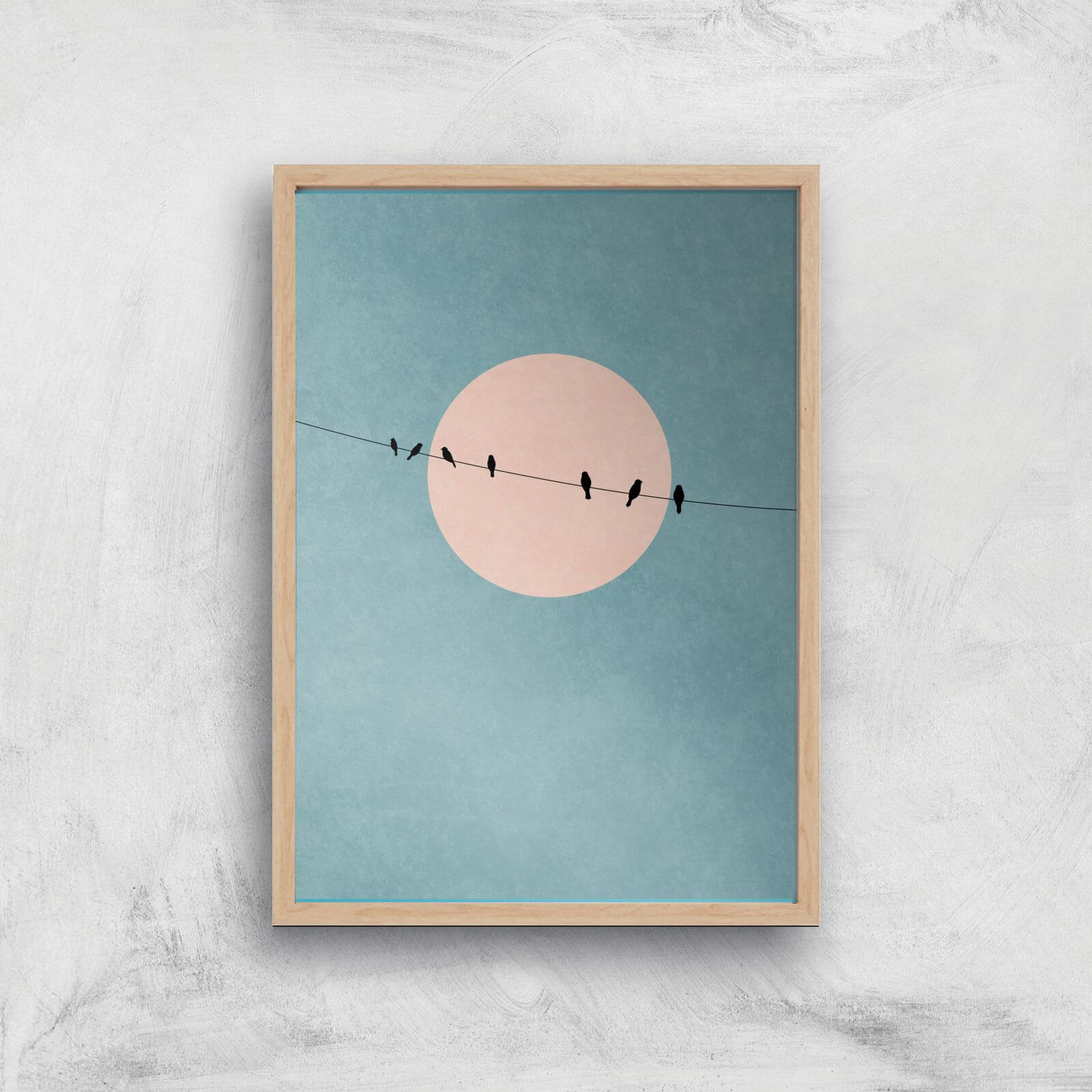 Kubistika The Beauty Of Silence Giclee Art Print - A2 - Wooden Frame