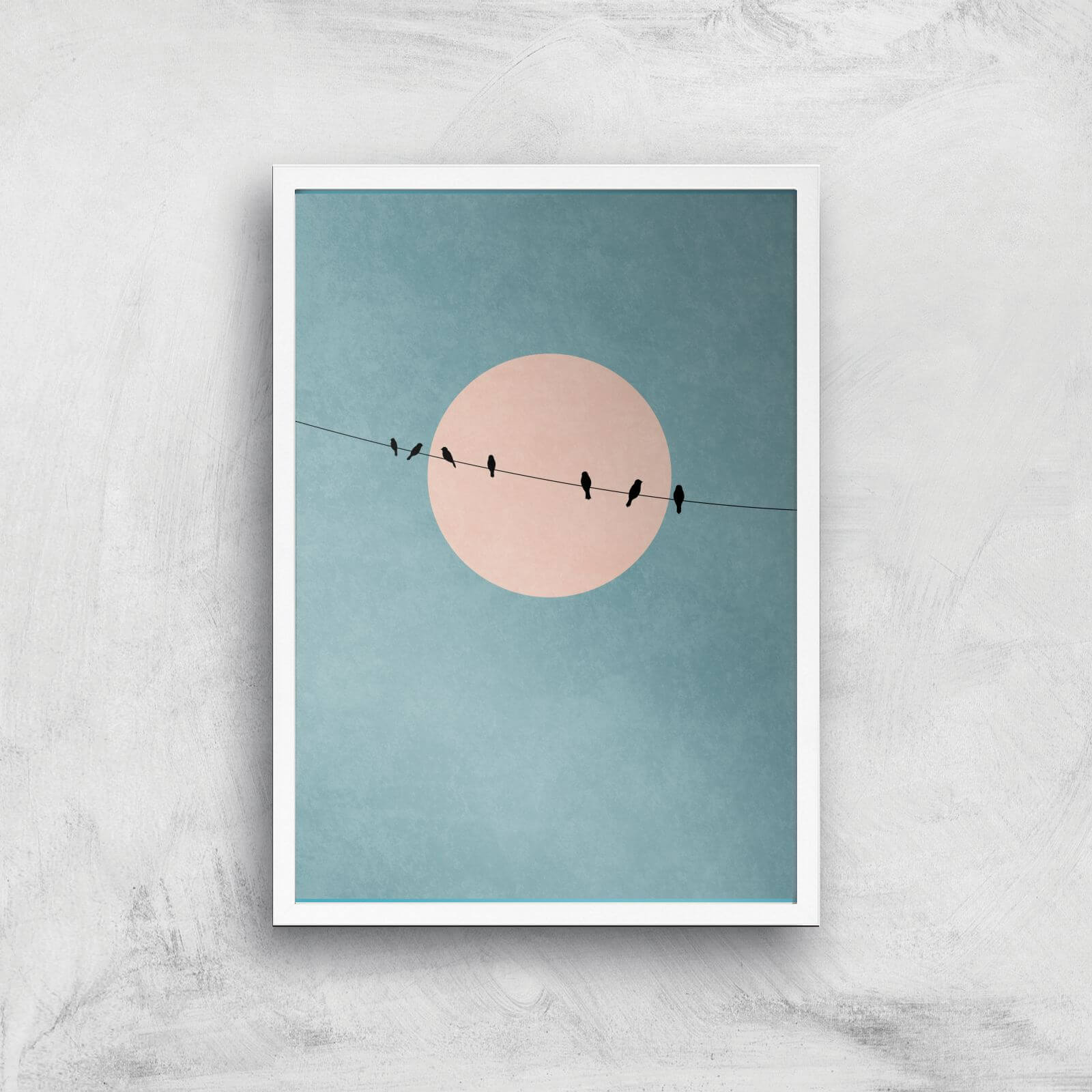 Kubistika The Beauty Of Silence Giclee Art Print - A2 - White Frame