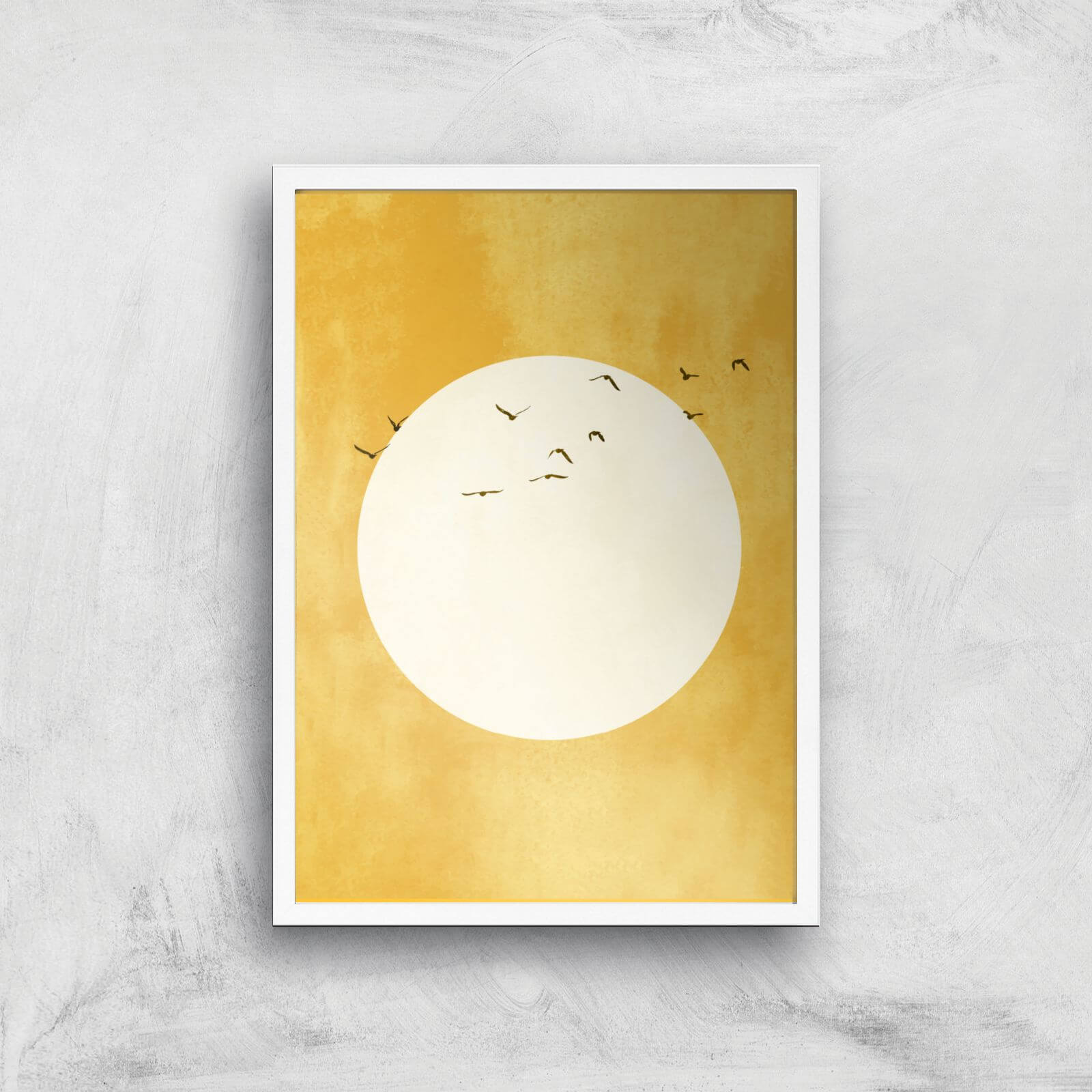 Kubistika Eternal Sunshine Giclee Art Print - A3 - White Frame