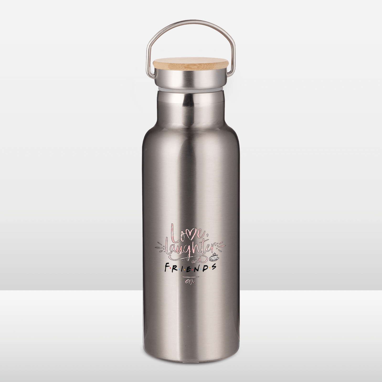 Friends Love, Laughter & Friends Portable Insulated Water Bottle - Steel