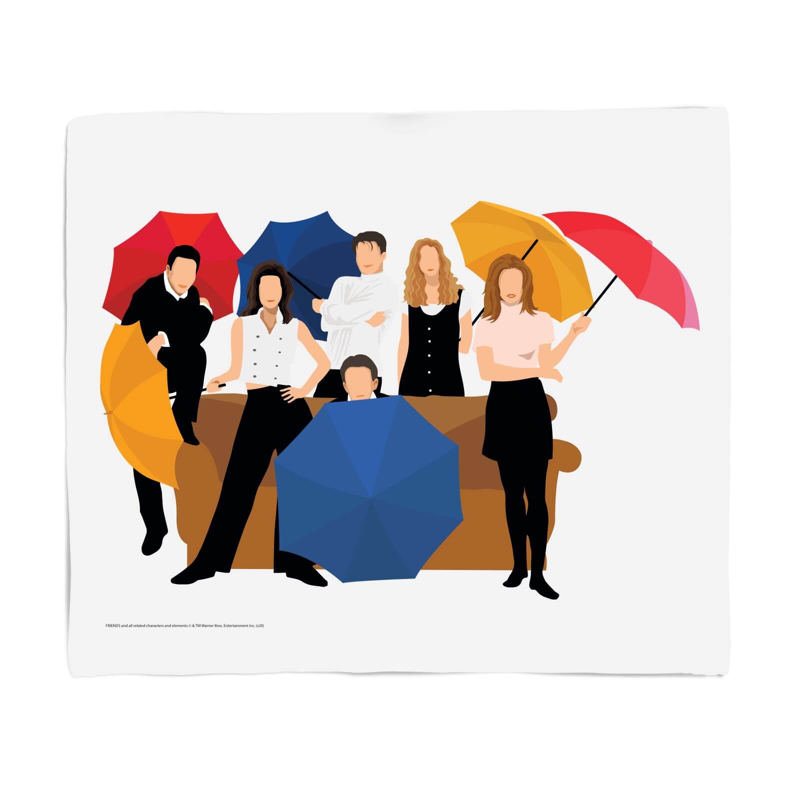 

Friends The Gang Fleece Blanket - M