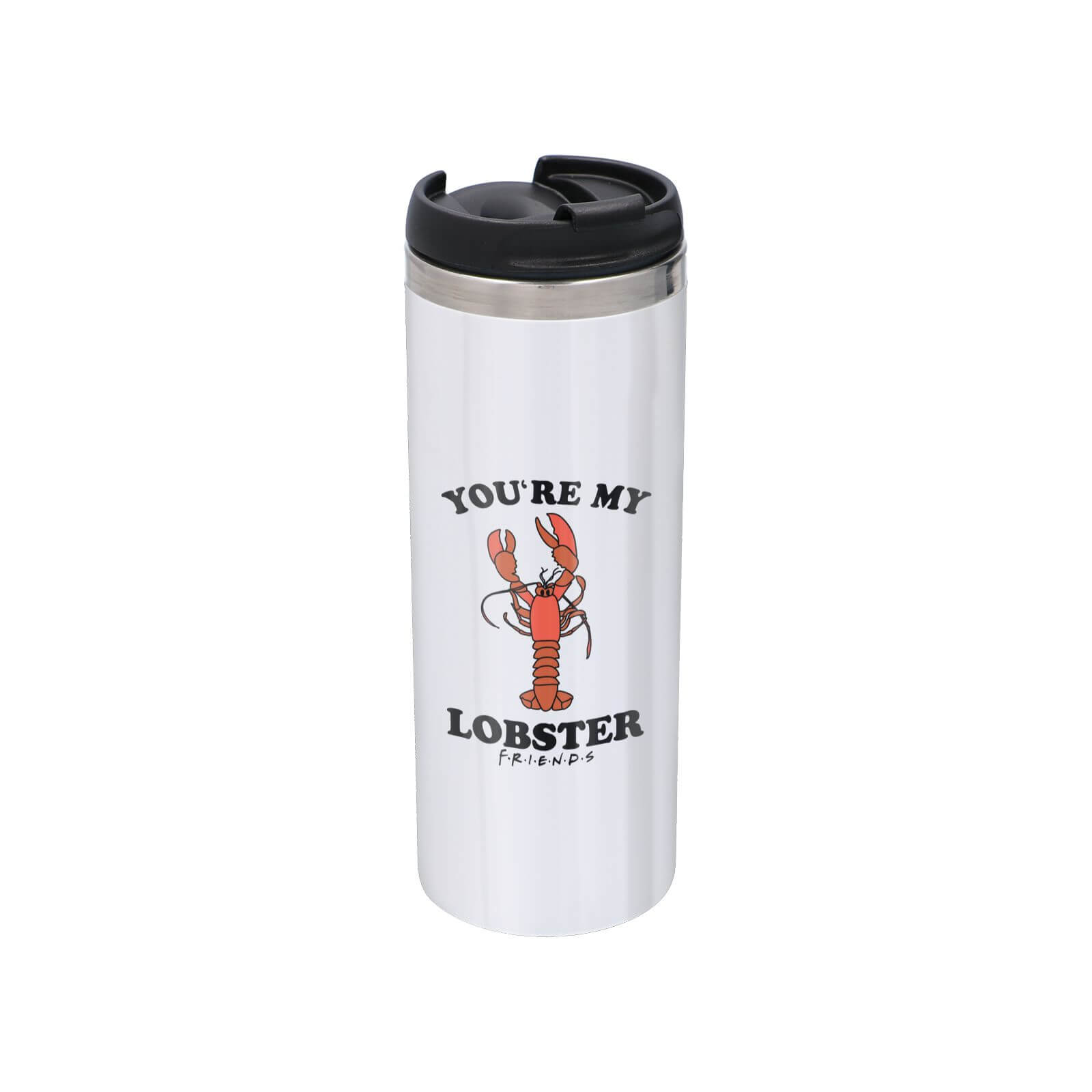 

Friends You're My Lobster Stainless Steel Thermo Travel Mug - Metallic Finish