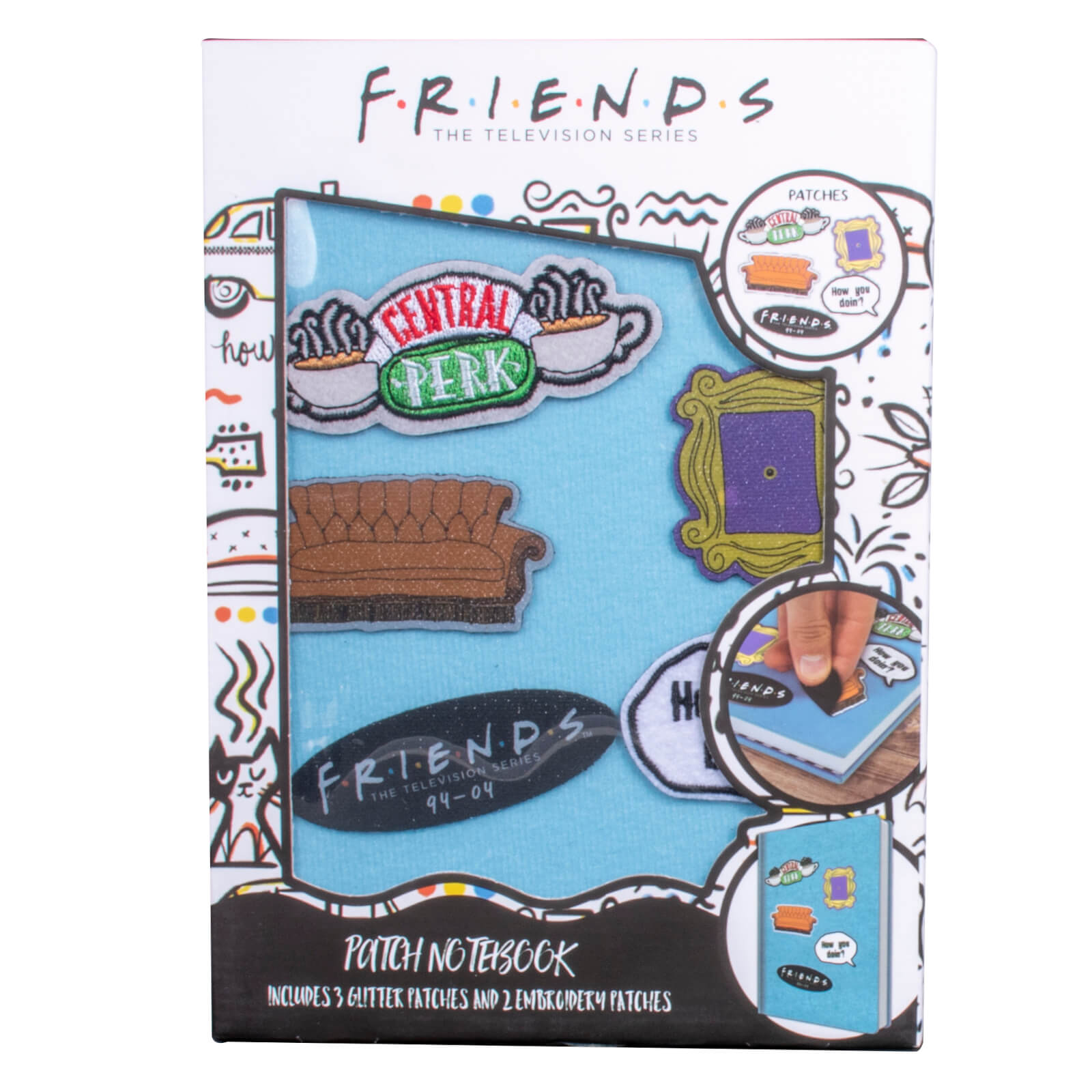 Friends Central Perk Patch Notebook
