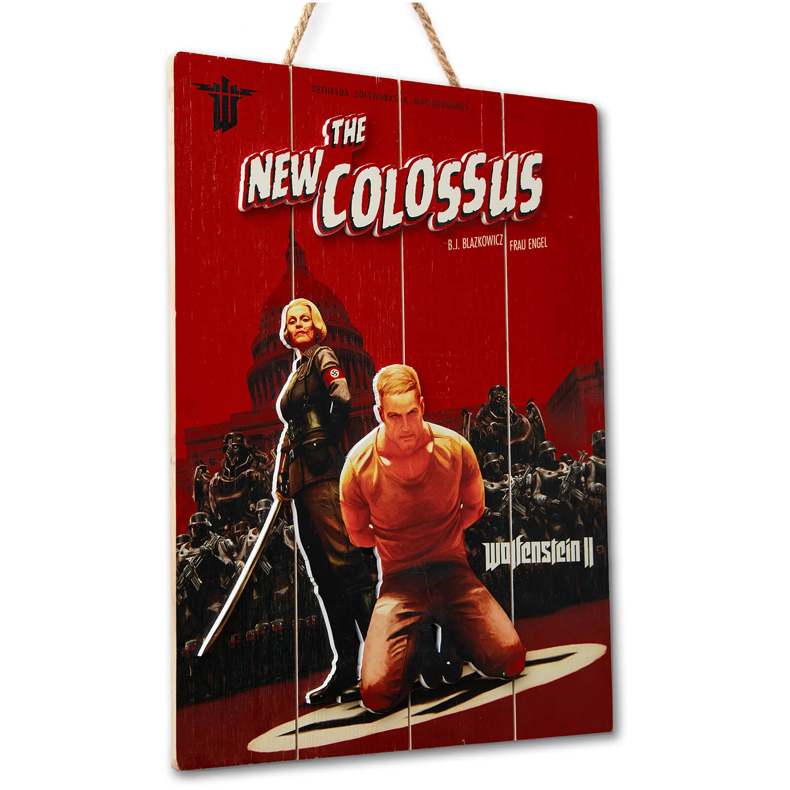 Doctor Collector Wolfenstein Colossus Wood Art - Limited Edition