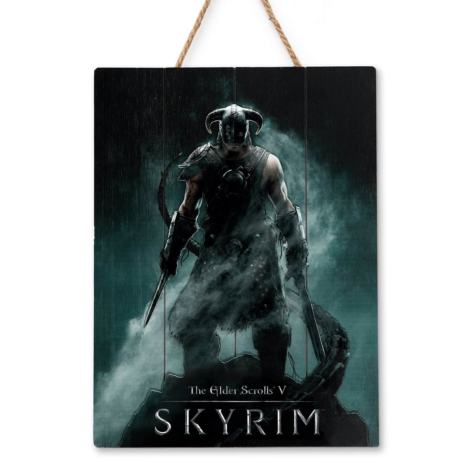 Image of Doctor Collector Skyrim Dragonborn Wood Art - Limited Edition