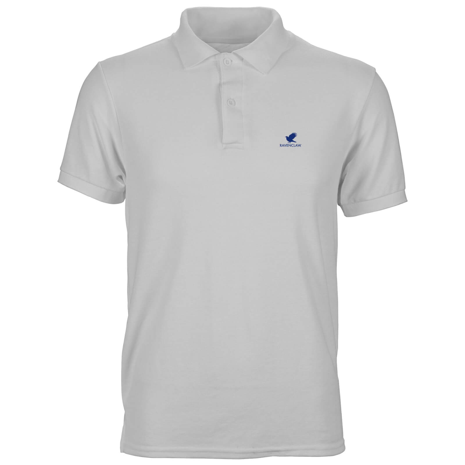 Harry Potter Ravenclaw Unisex Polo - White - L - White