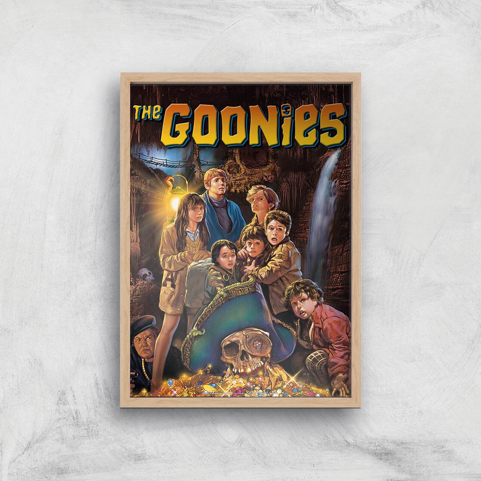 The Goonies Classic Cover Giclee Art Print - A2 - Wooden Frame