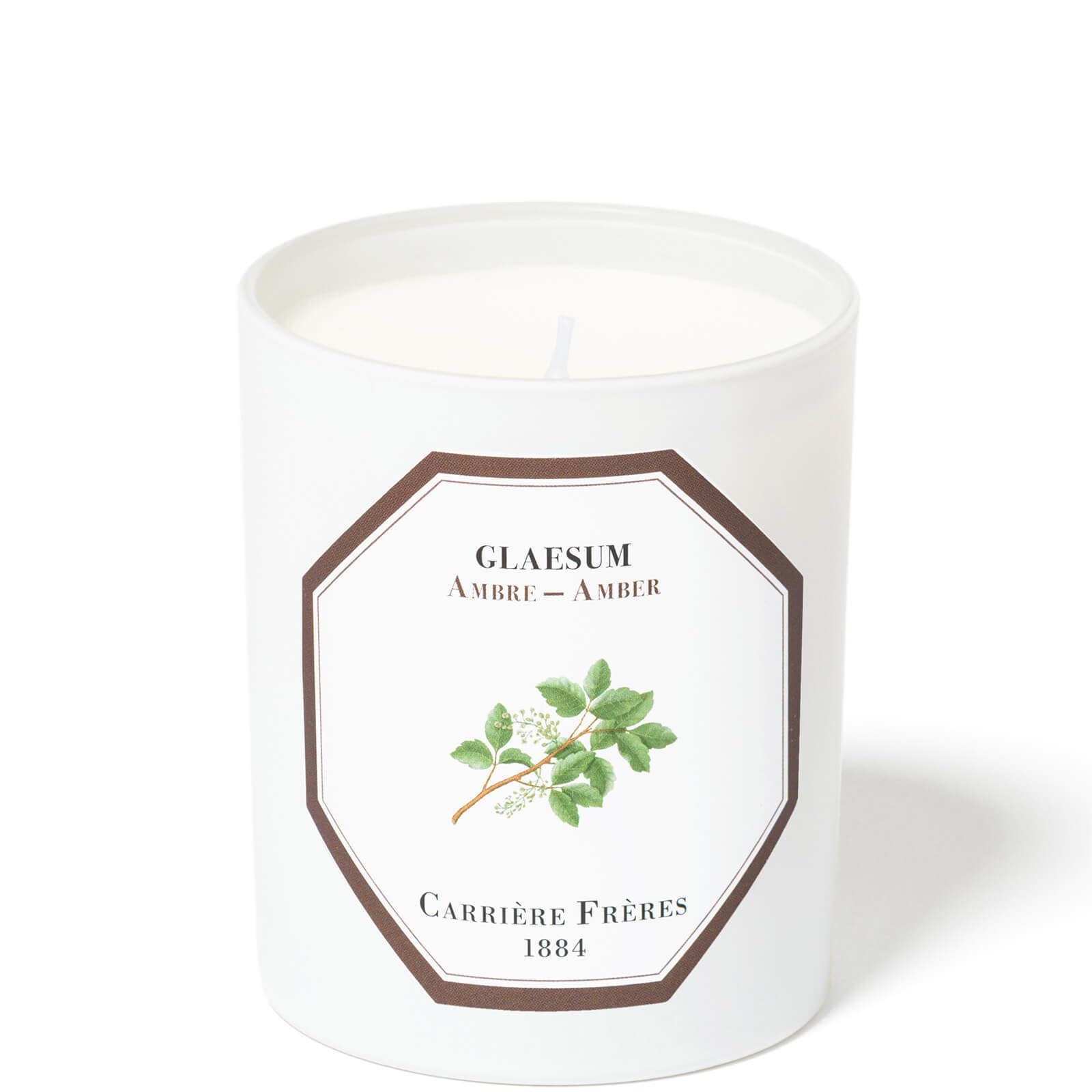Image of Carrière Frères Scented Candle Amber - Glaseum - 185 g