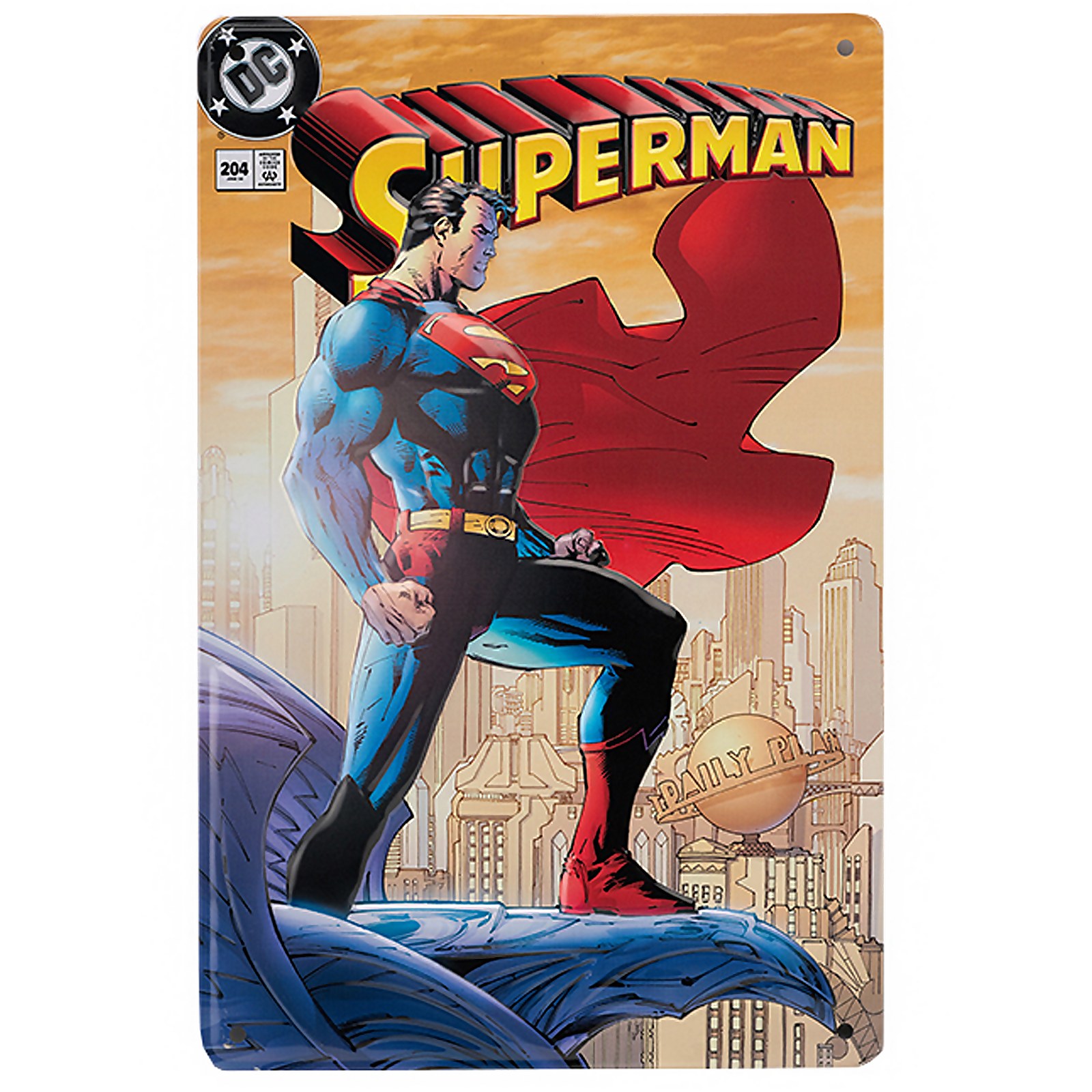 DC Comics Superman Tin Plate