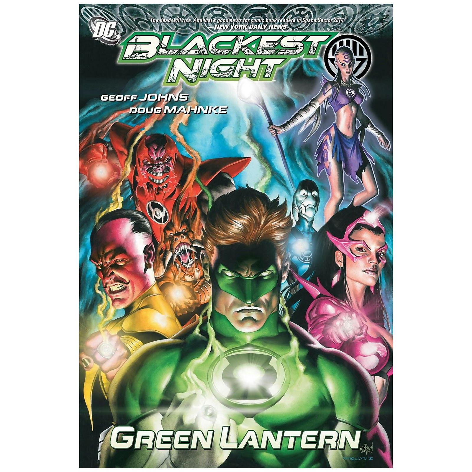 DC Comics Graphic Novel Green Lantern Blackest Night
