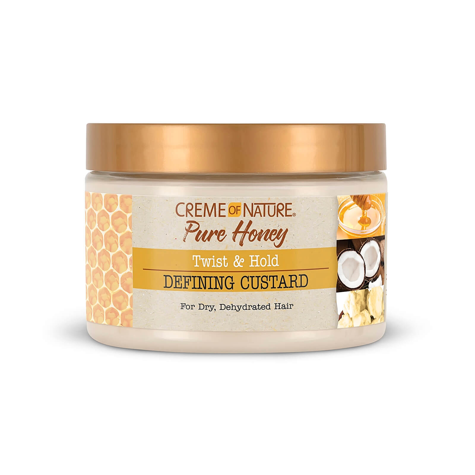 Crème of Nature Pure Honey Curling Custard 326ml lookfantastic.com imagine