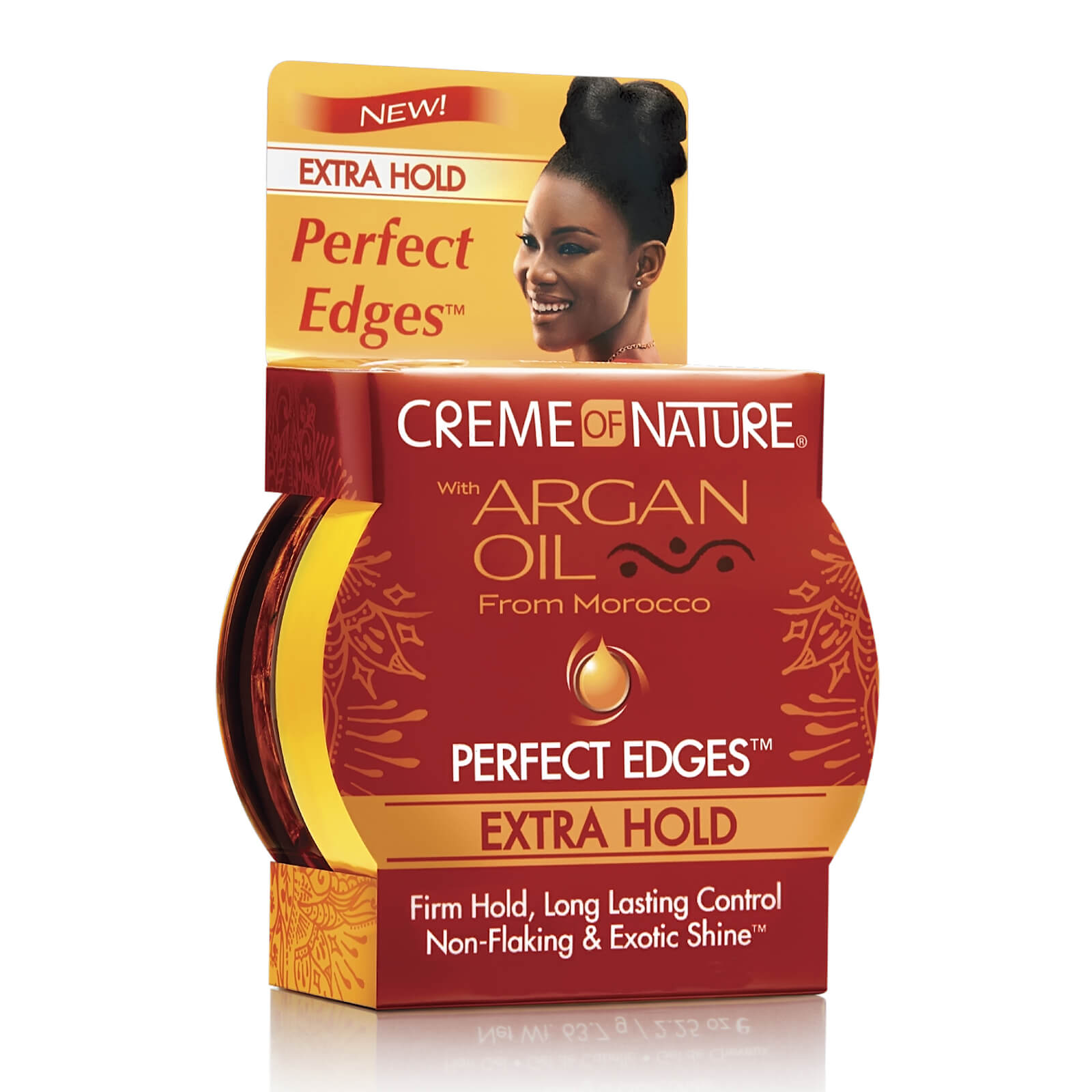 Crème of Nature Argan Oil Perfect Edges Extra Hold 64g lookfantastic.com imagine