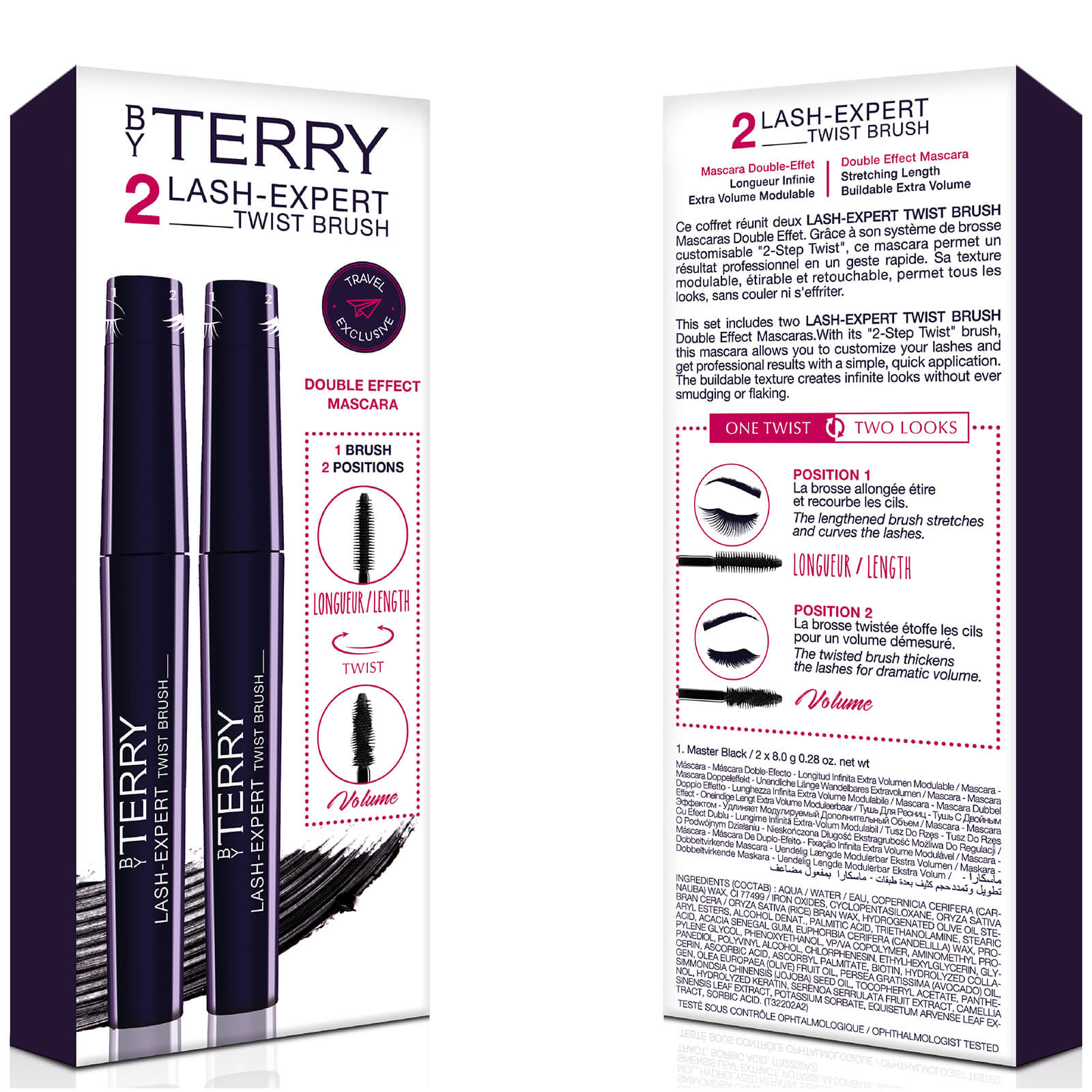 By Terry Exclusive Duo Lash Expert Twist Mascara Set (Worth £50.00)