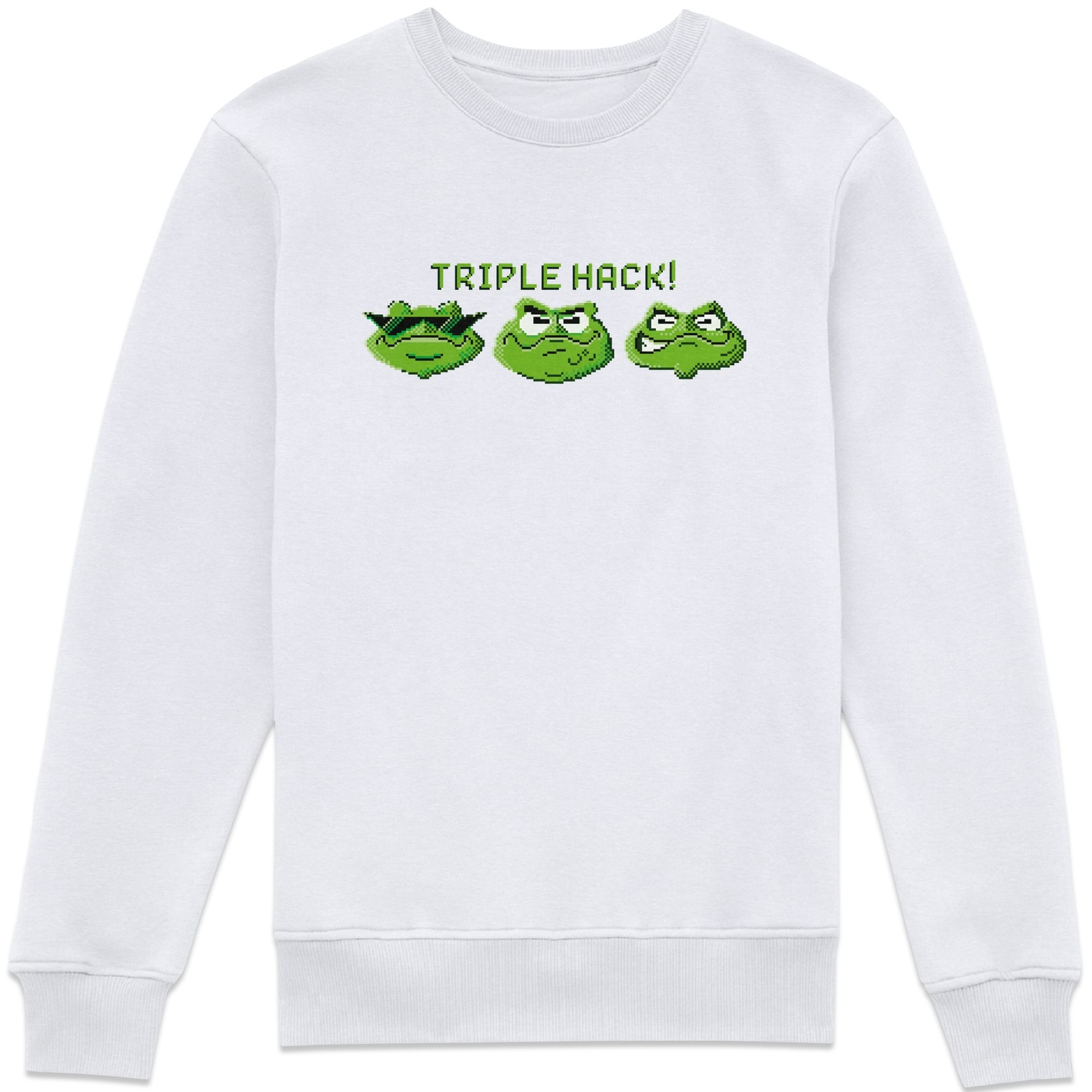 Battletoads Triple Hack! Sweatshirt - White - 3XL - White
