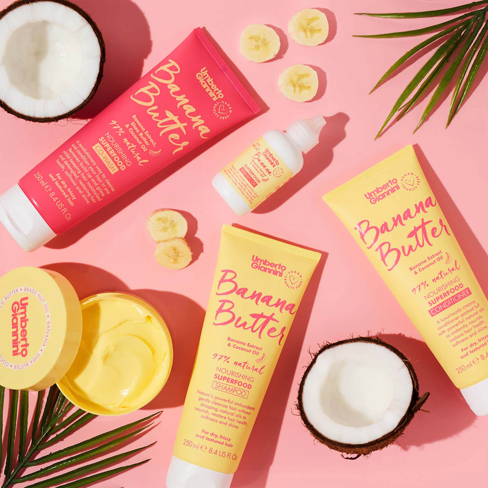 Thumbnail - Umberto Giannini Banana Butter Leave-In-Conditioner 200g