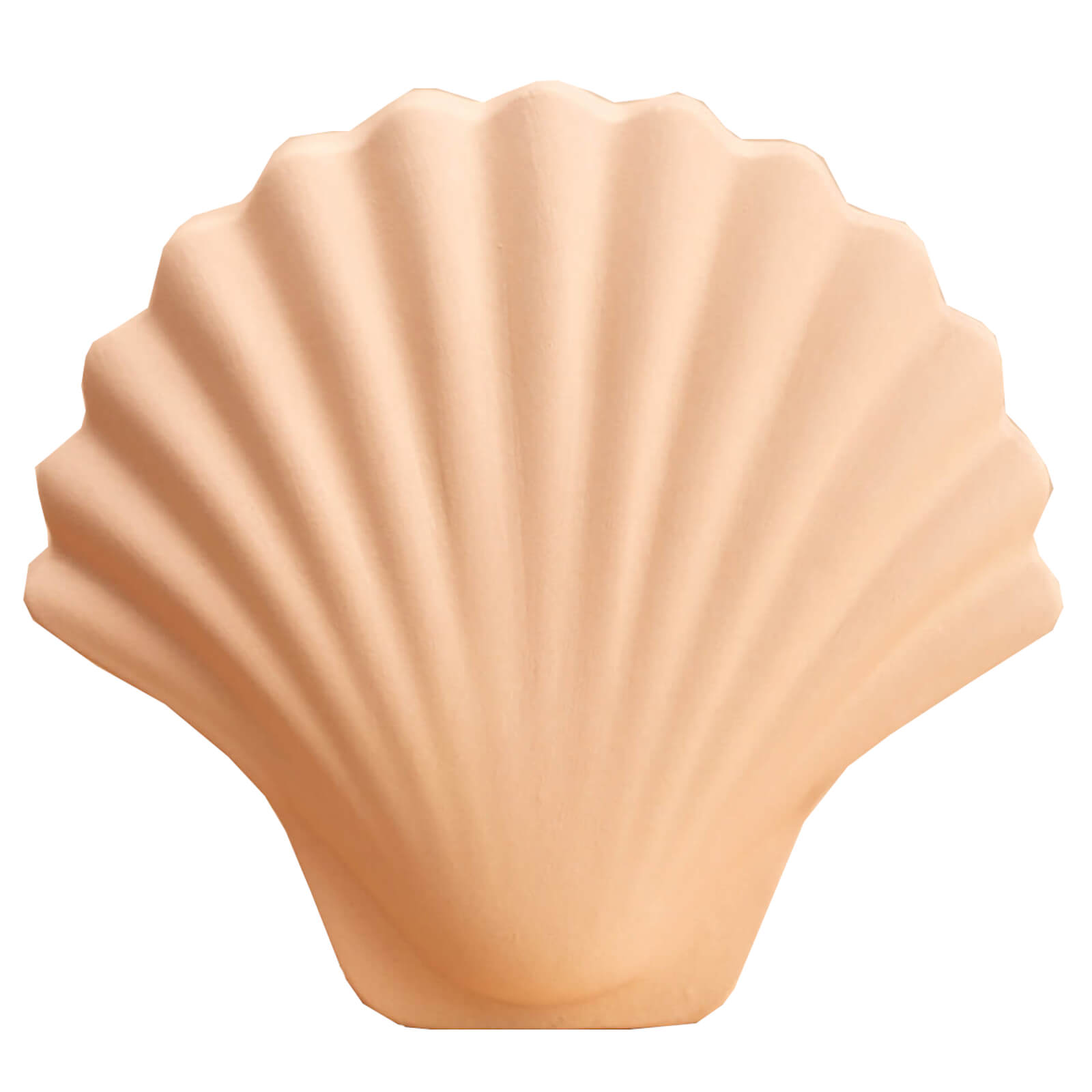 Los Objetos Decorativos Seashell Vase - Ecru
